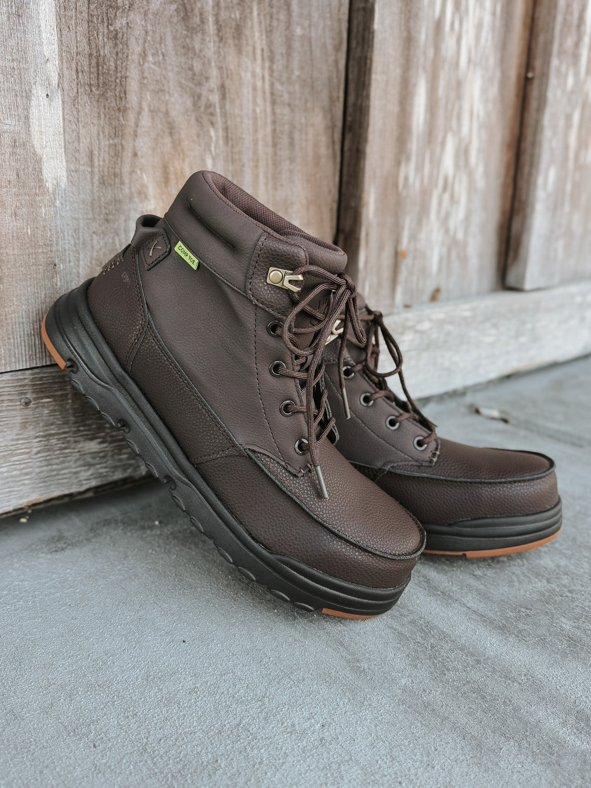Hey Dude Men's Bradley II Work CT Leather