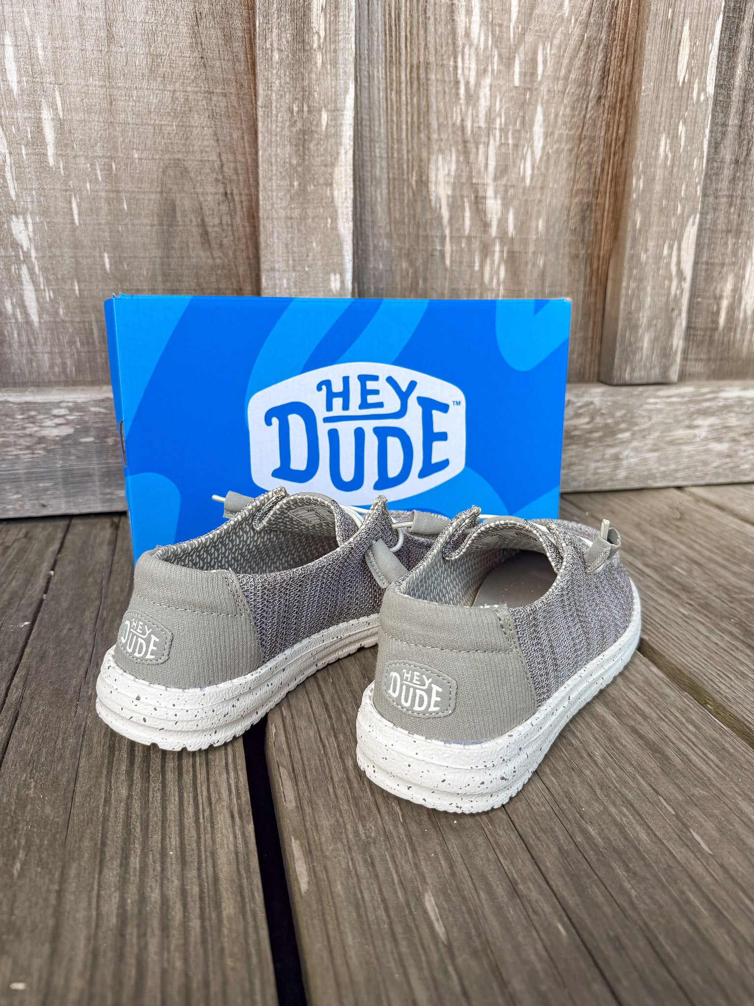 Women's Hey Dude Wendy Stretch Sox in Light Grey