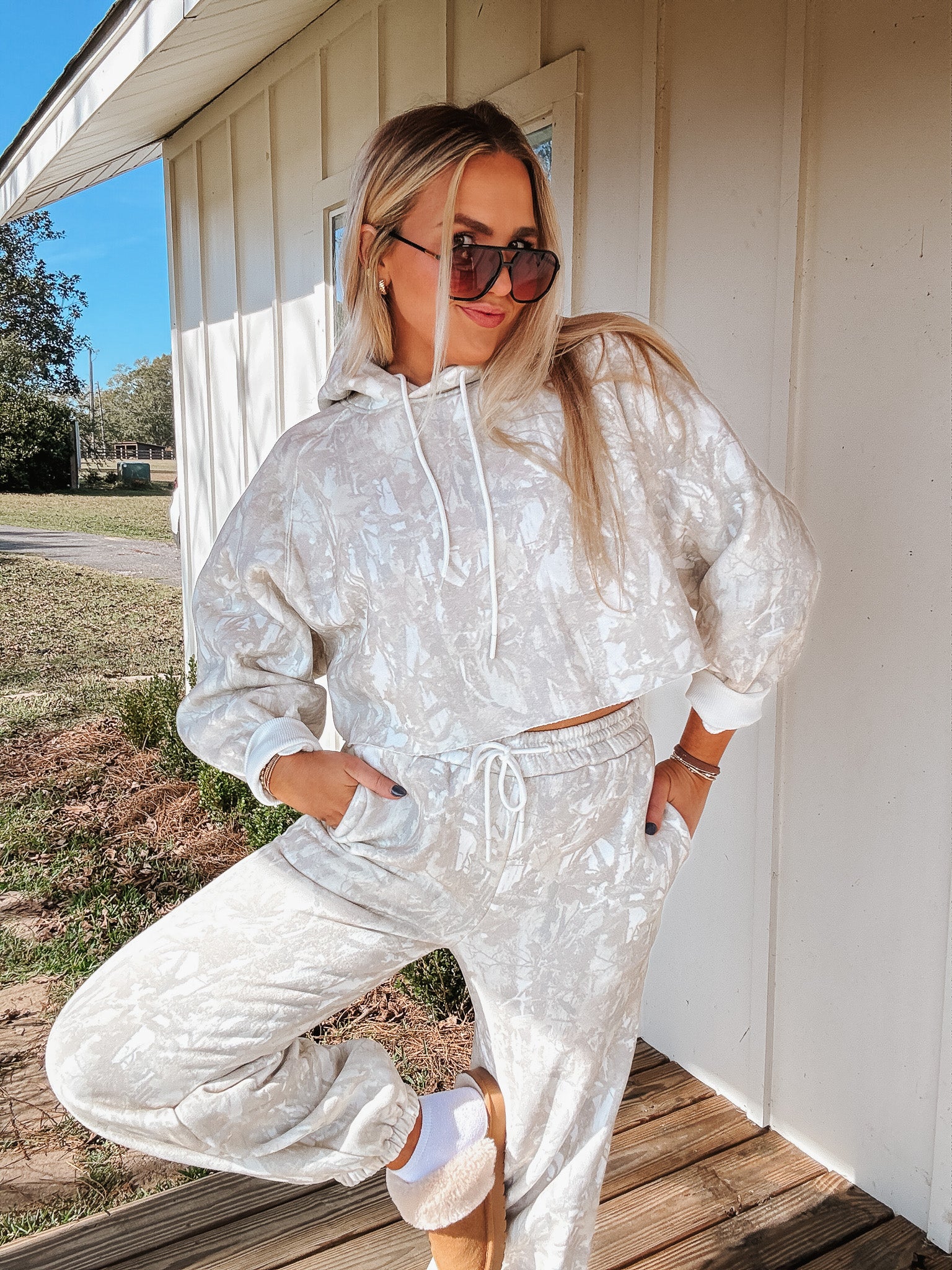 Down Time Camo Hoodie