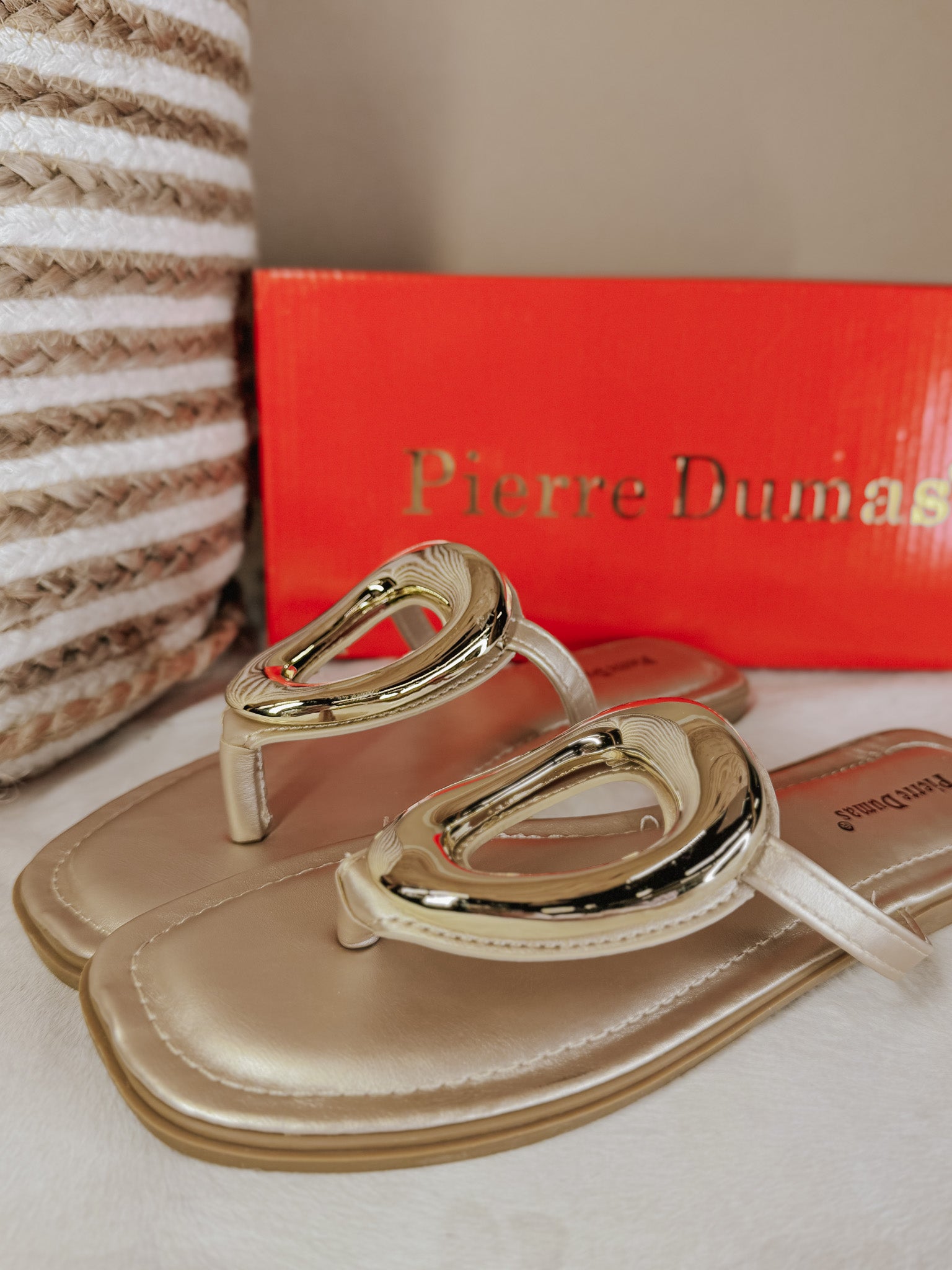 Dress to Impress Sandals in Gold