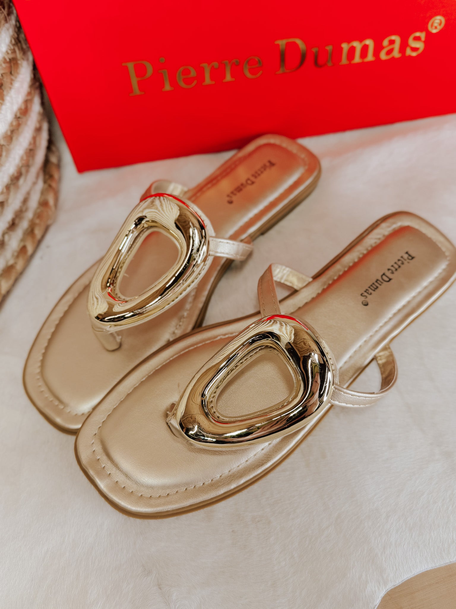 Dress to Impress Sandals in Gold
