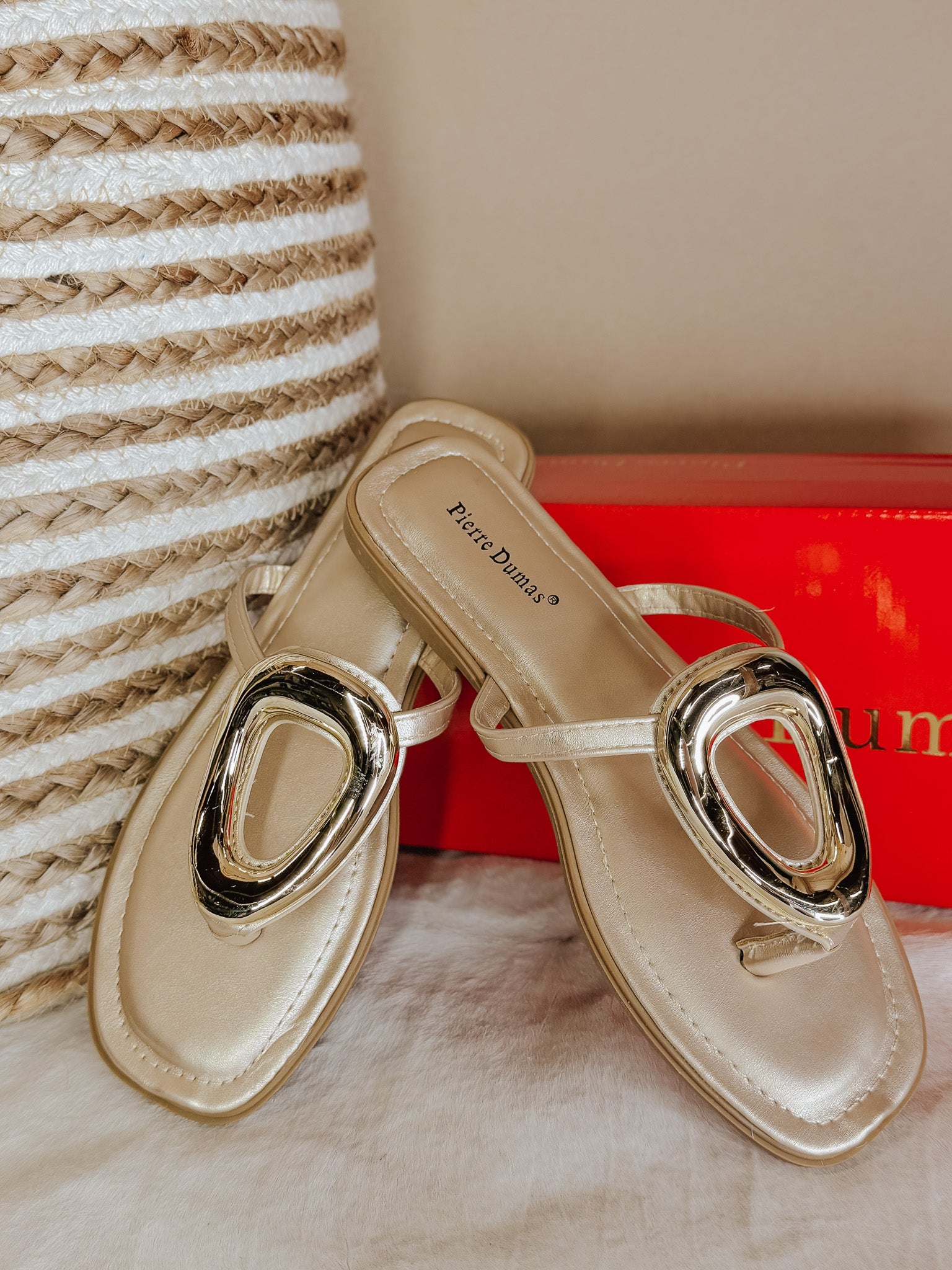 Dress to Impress Sandals in Gold