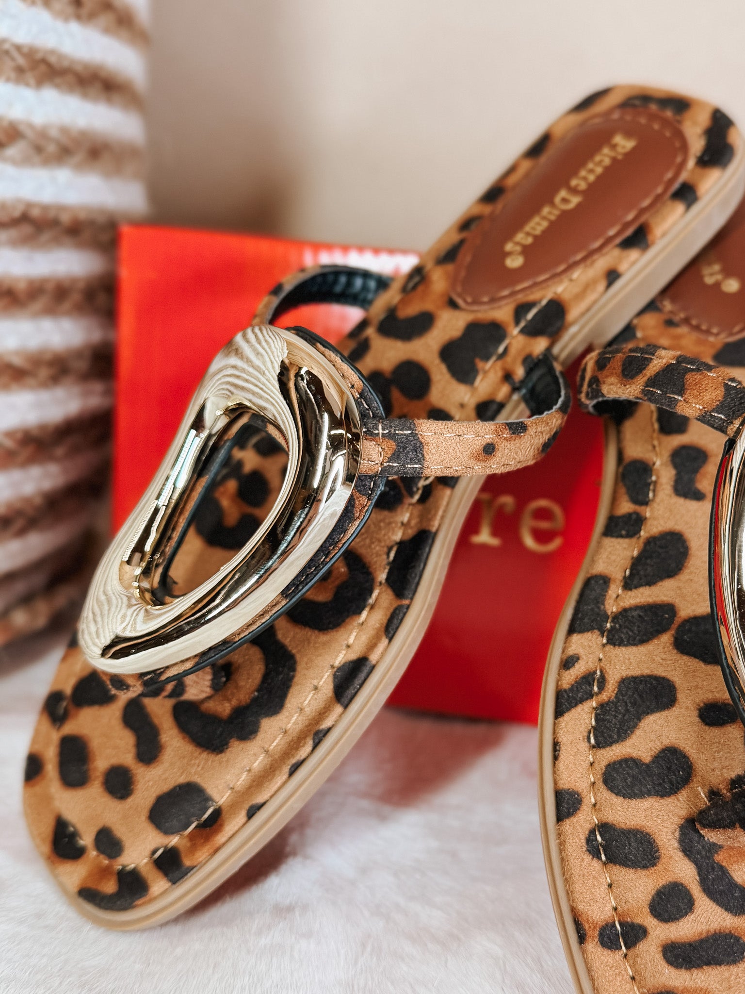 Dress to Impress Sandals in Leopard