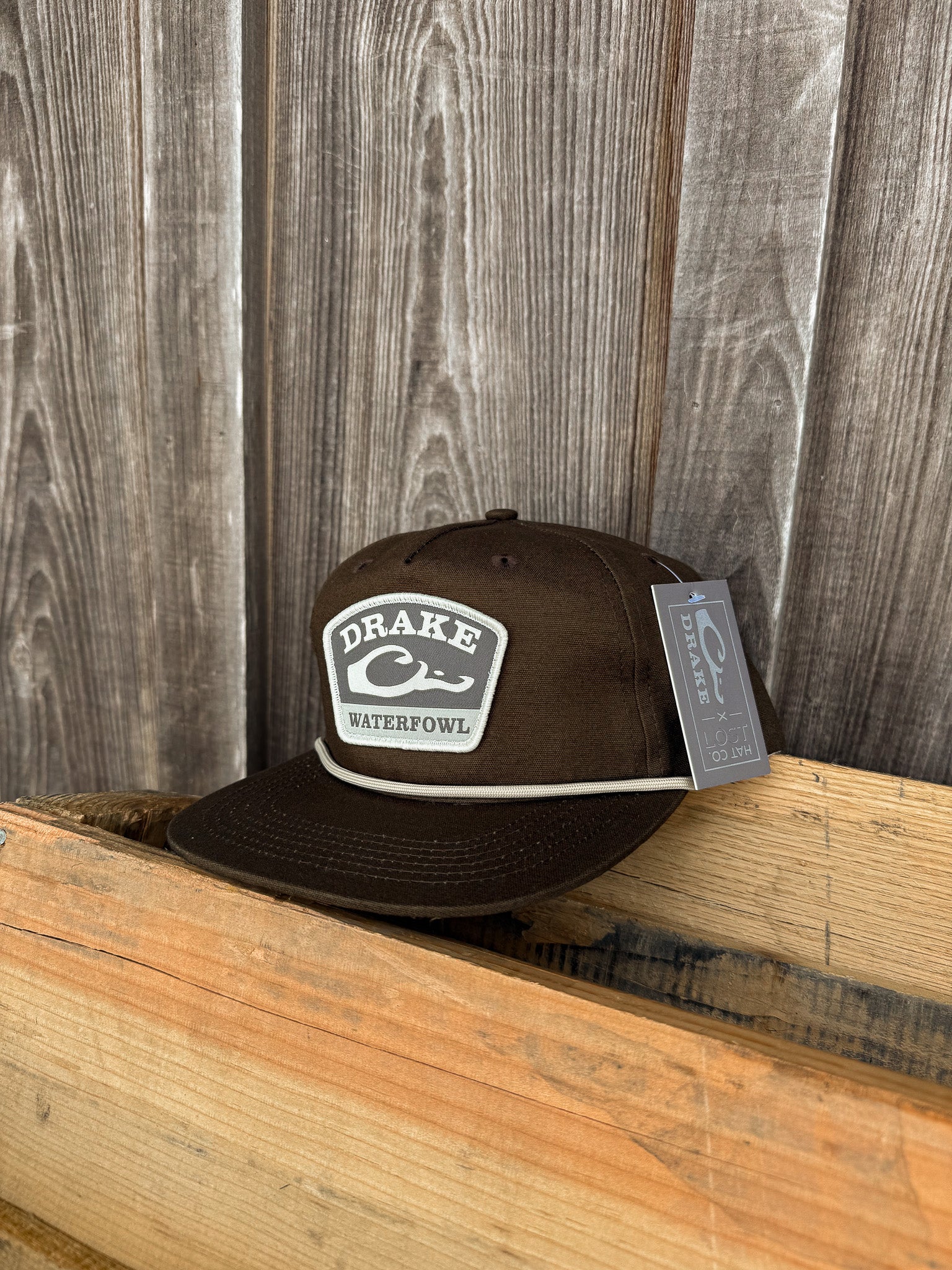 Men's Lost Hat Drake Patch Goat Rope Roux-Light Khaki Cap