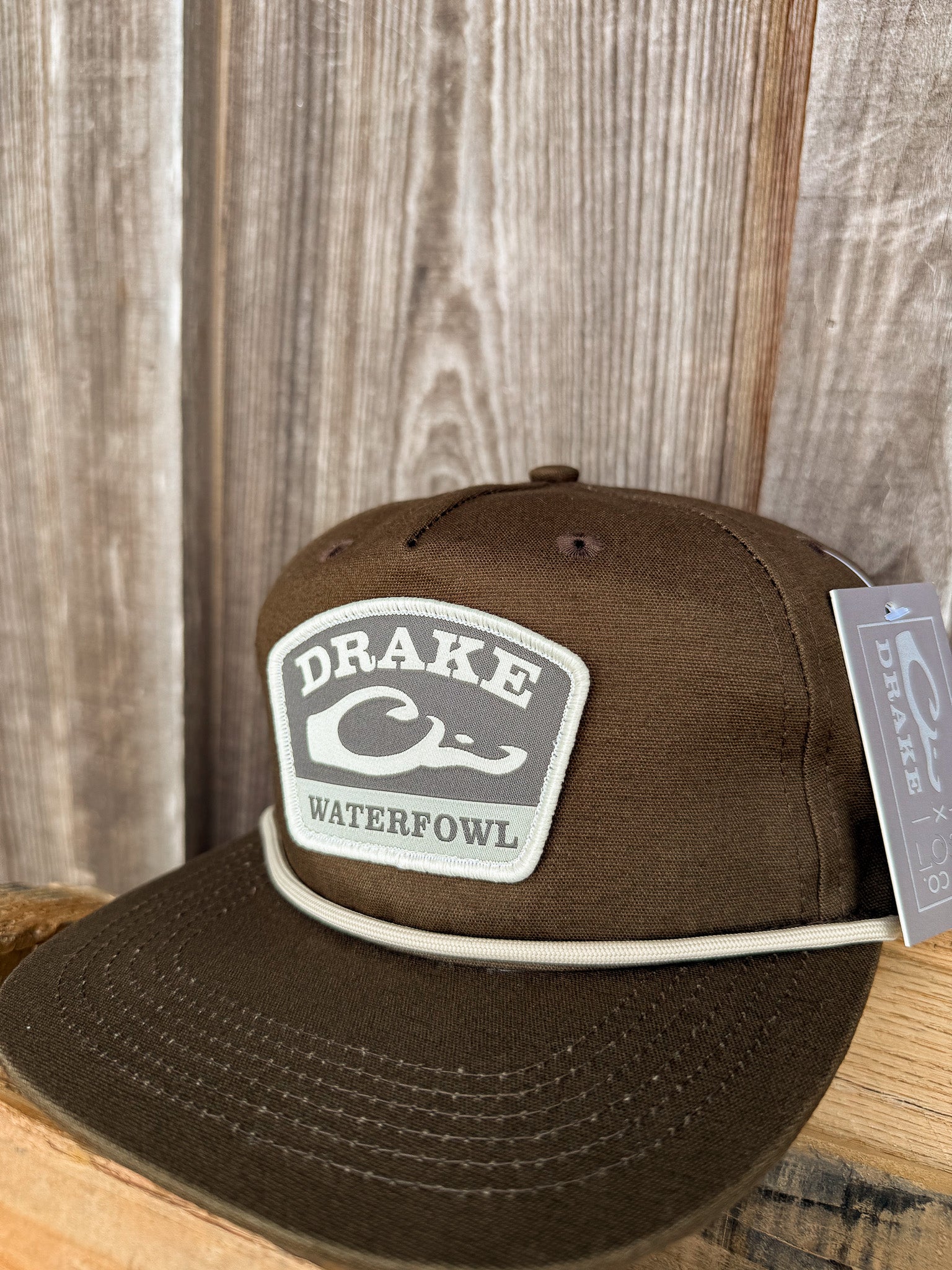 Men's Lost Hat Drake Patch Goat Rope Roux-Light Khaki Cap