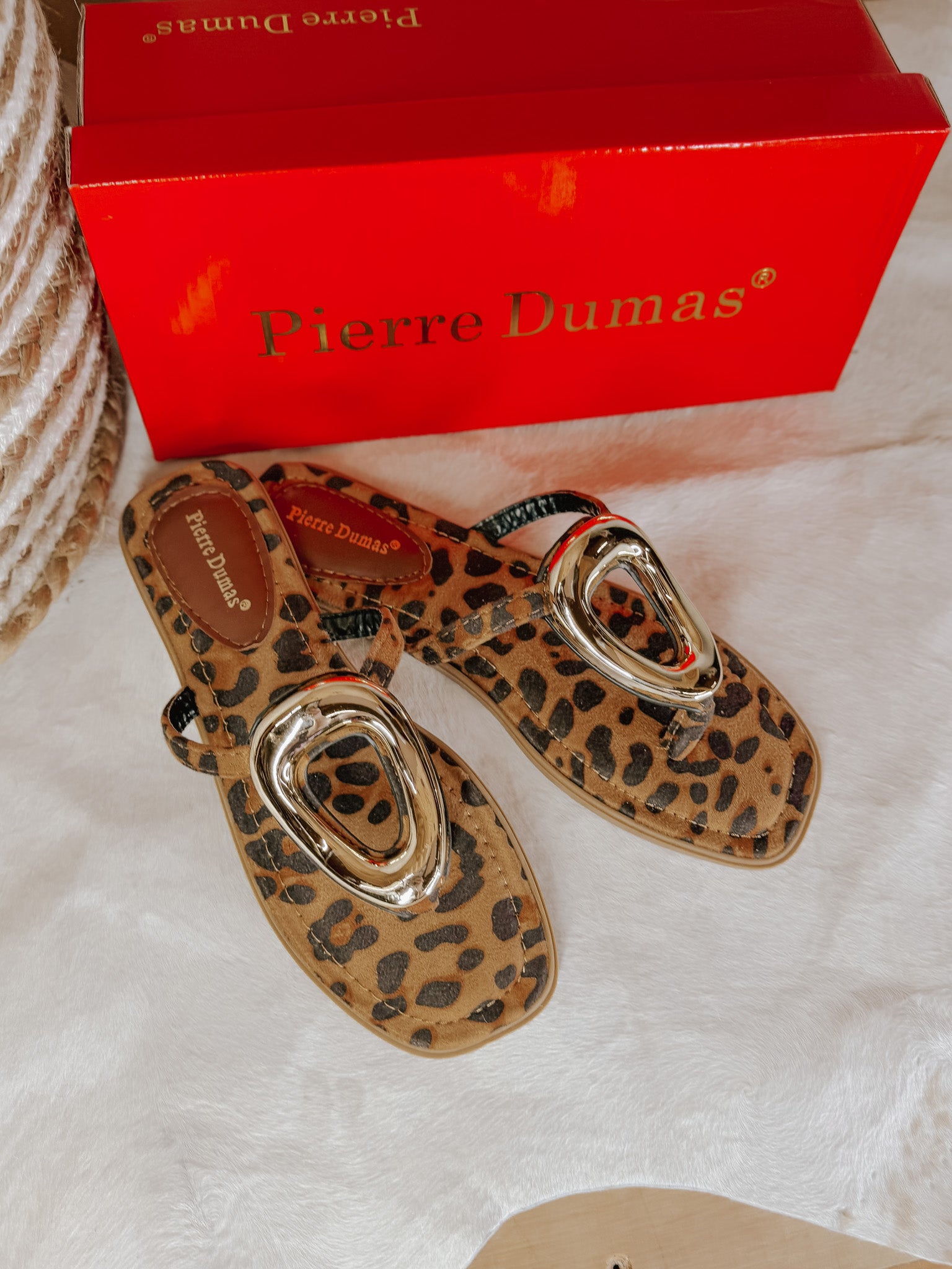 Dress to Impress Sandals in Leopard