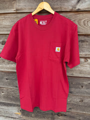 Carhartt Loose Fit Heavyweight Pocket T-Shirt in Industry Red
