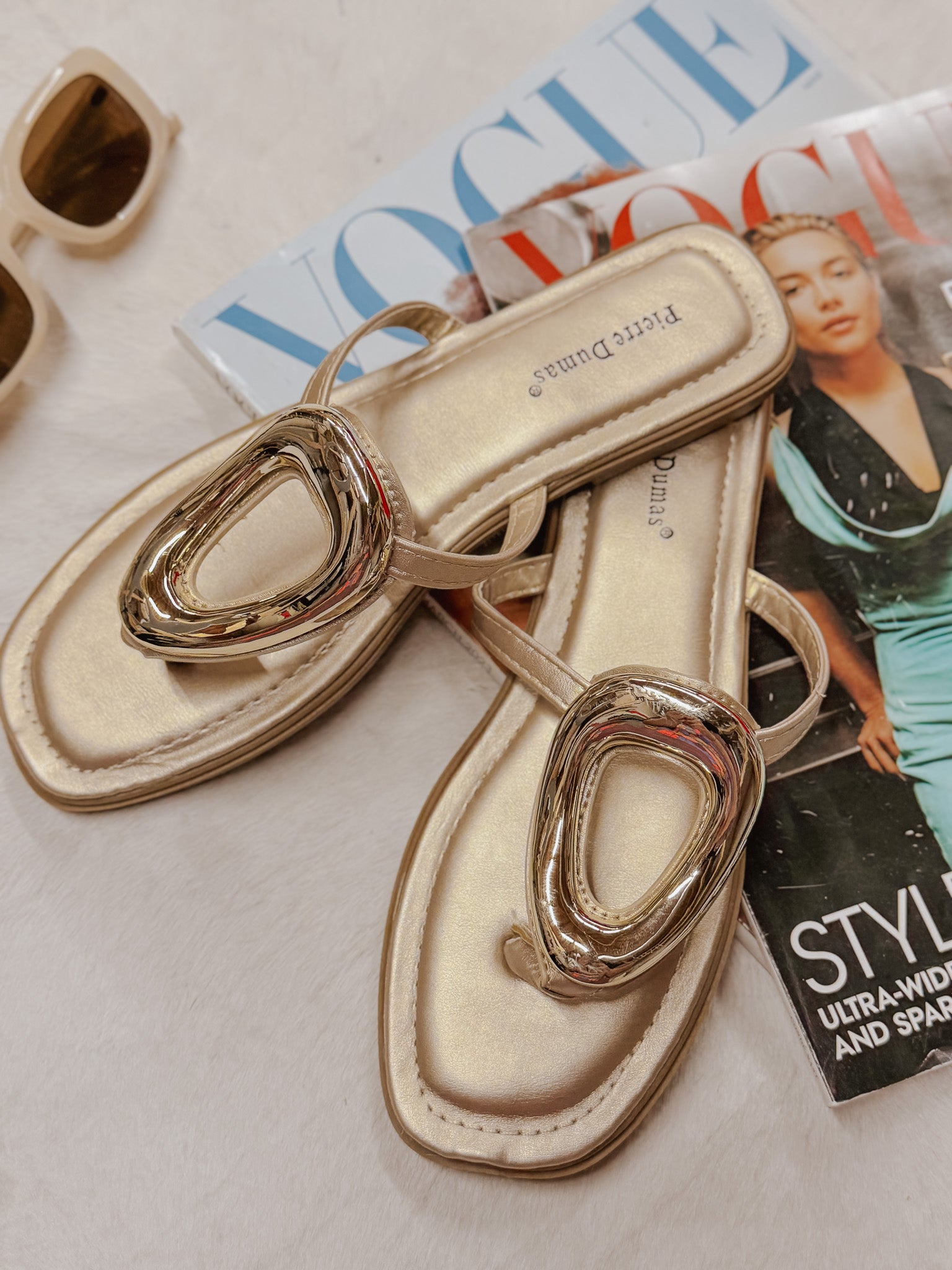 Dress to Impress Sandals in Gold