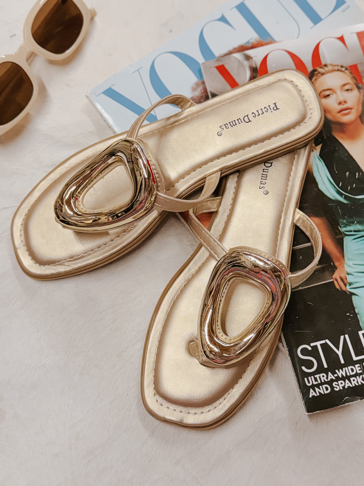 Dress to Impress Sandals in Gold