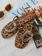 Dress to Impress Sandals in Leopard