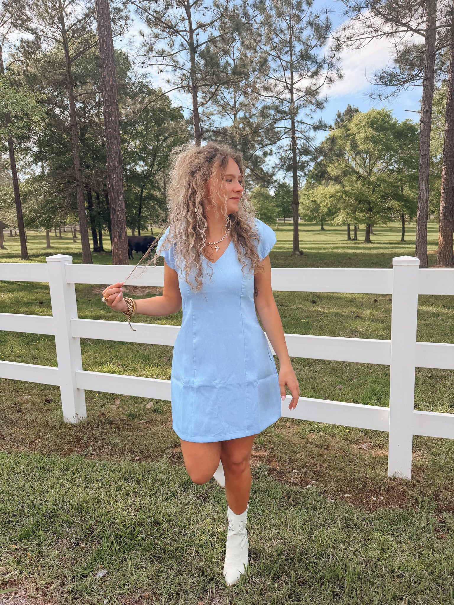 Clear Skies Bubble Dress