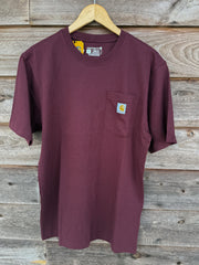 CARHARTT LOOSE FIT HEAVYWEIGHT SHORT-SLEEVE POCKET T-SHIRT IN PORT