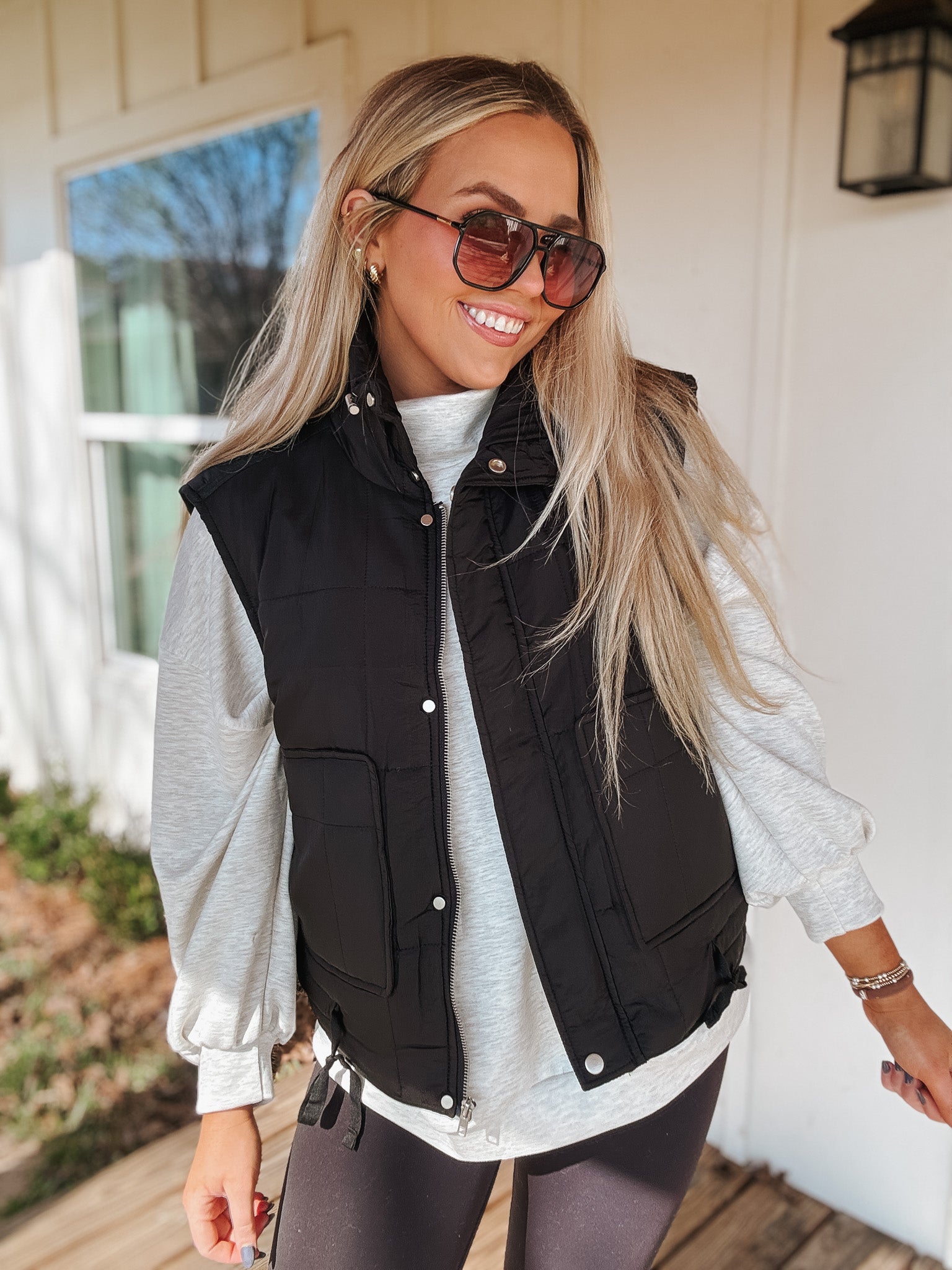 Cedar Creek Black Puffer Vest