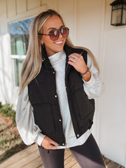 Cedar Creek Black Puffer Vest