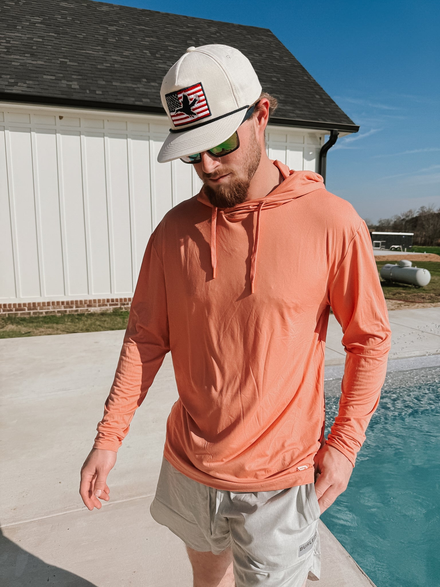 Burlebo Men's Performance Hoodie - Sunfish