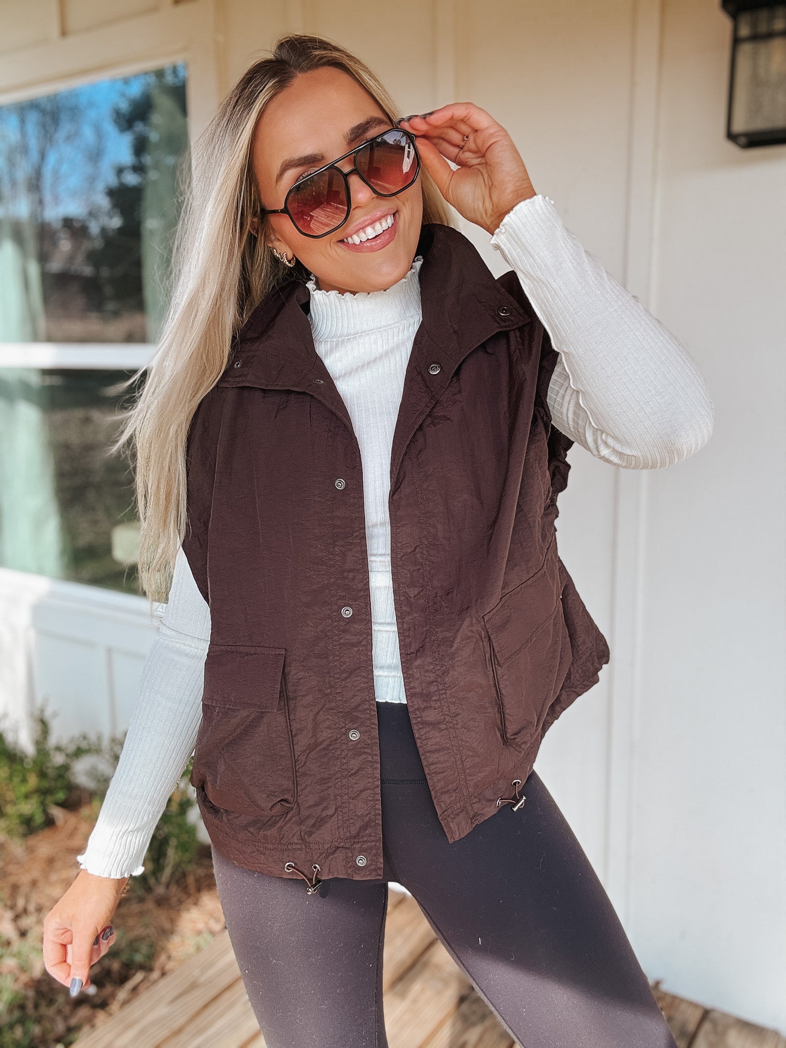 Street Stroll Brown Vest