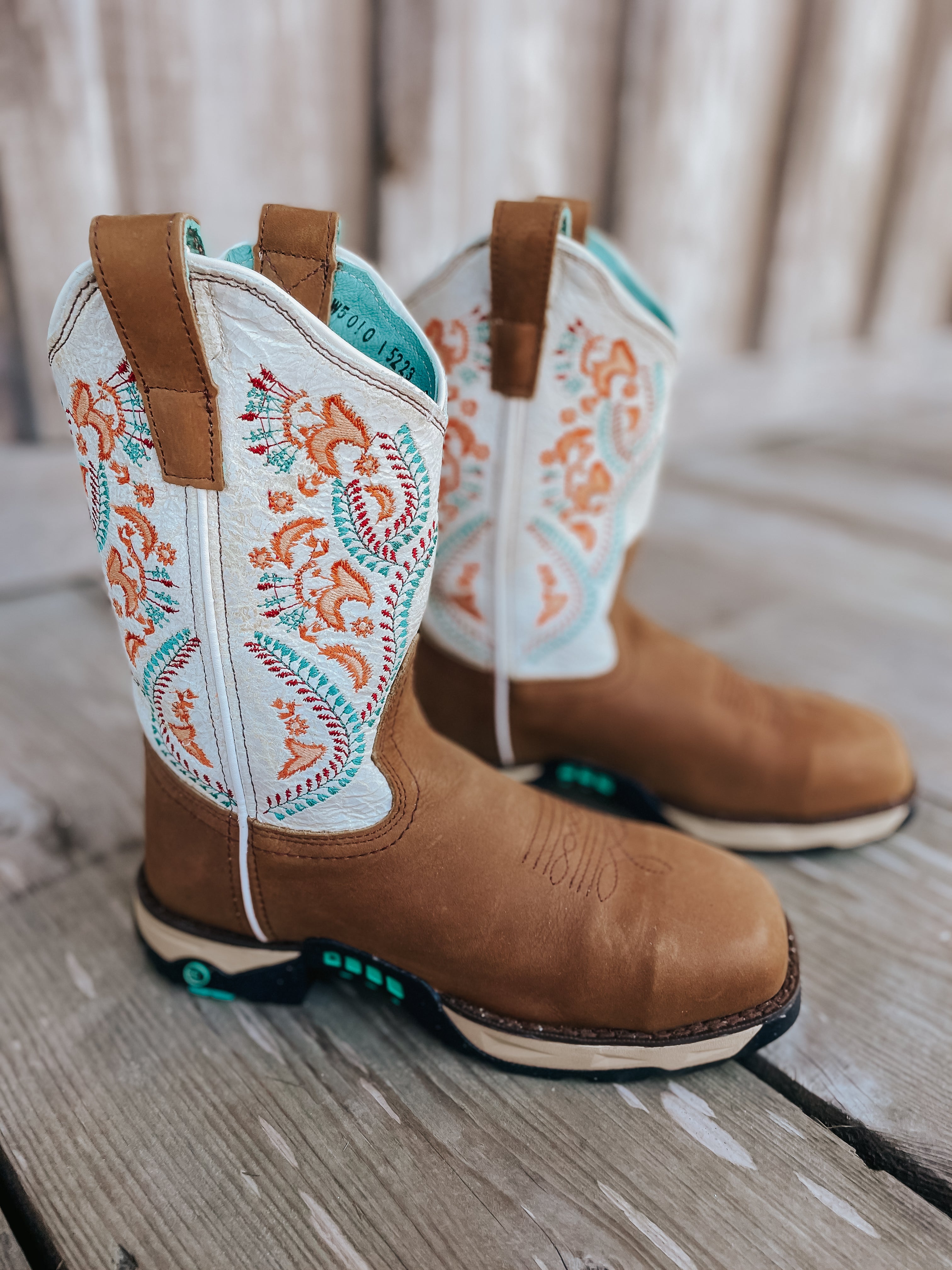 Botas de trabajo con punta de seguridad Corral White Wing Hydro Resist para mujer