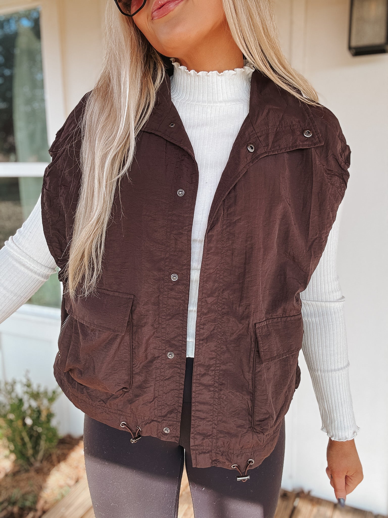 Street Stroll Brown Vest