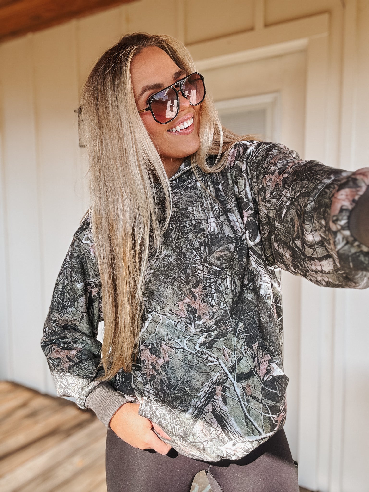 Camo Comfort Olive Hoodie