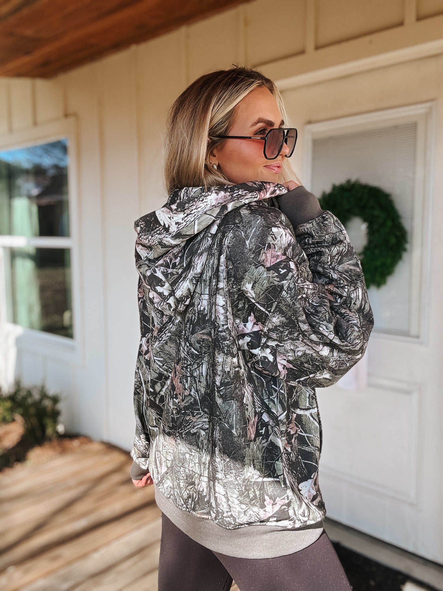 Camo Comfort Olive Hoodie