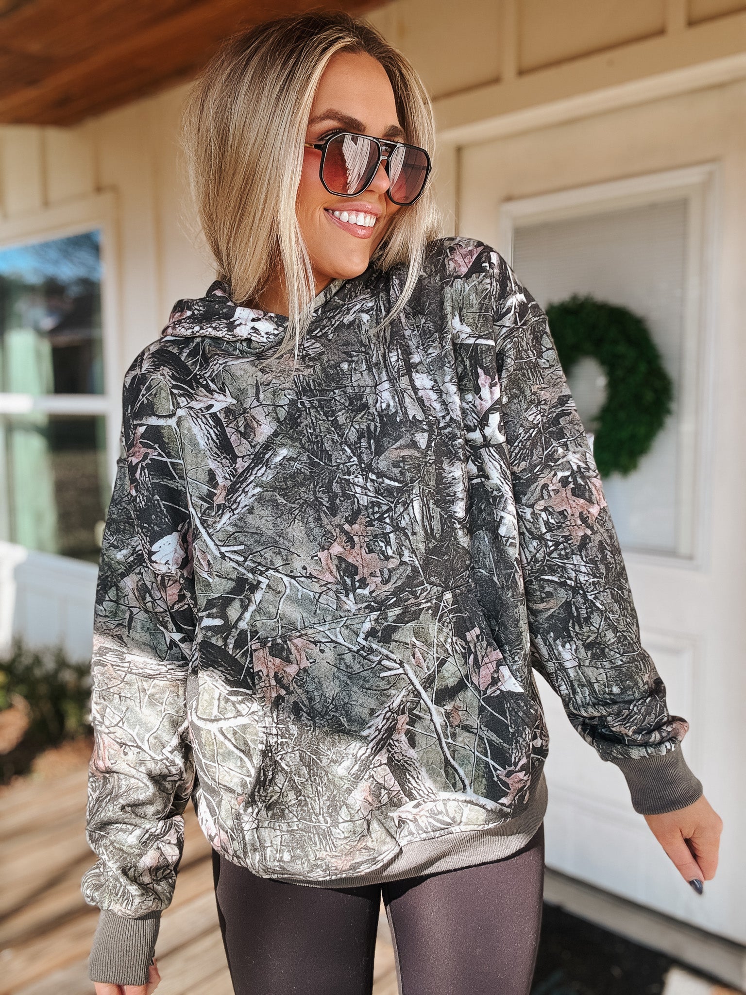 Camo Comfort Olive Hoodie