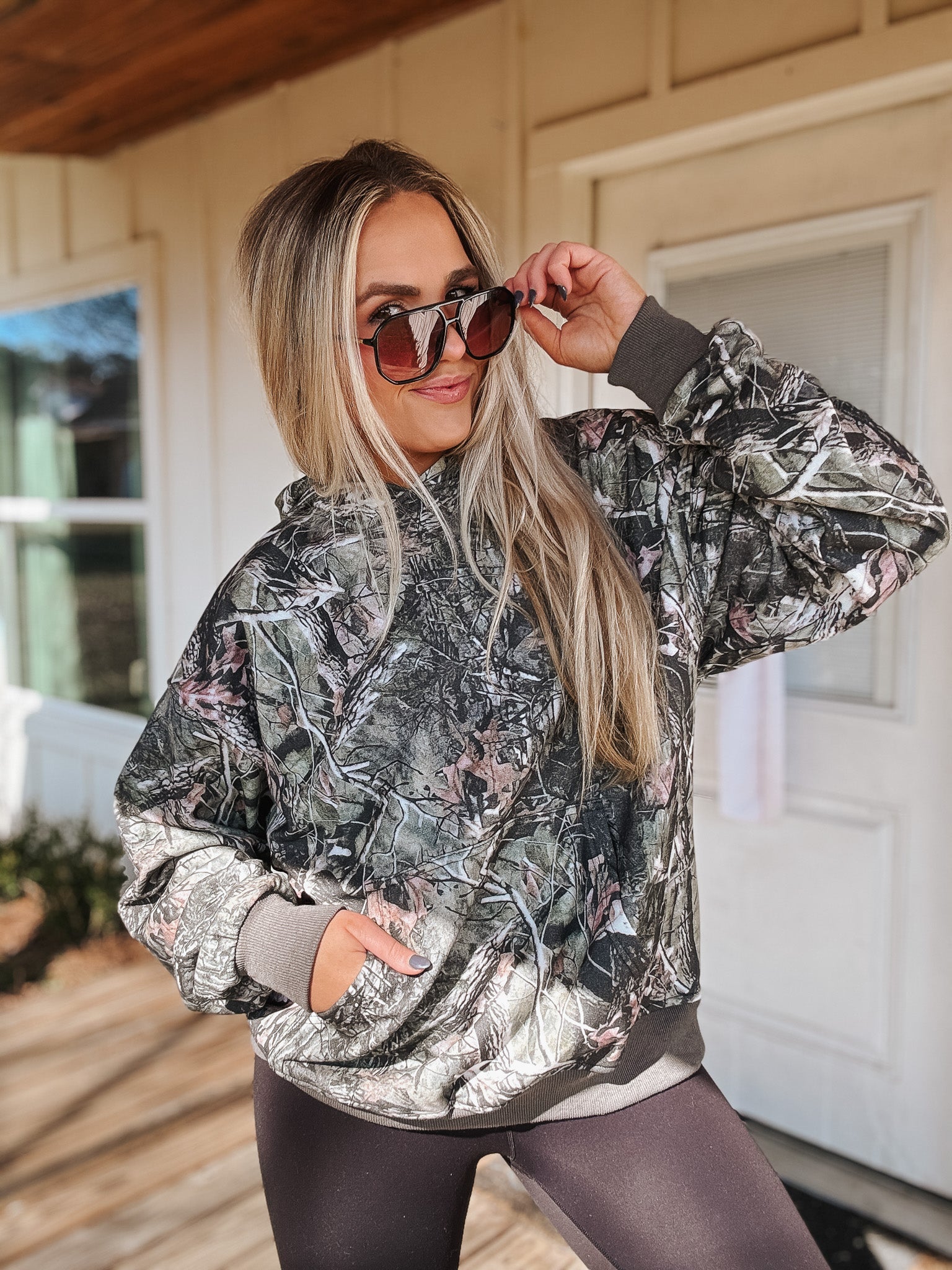 Camo Comfort Olive Hoodie