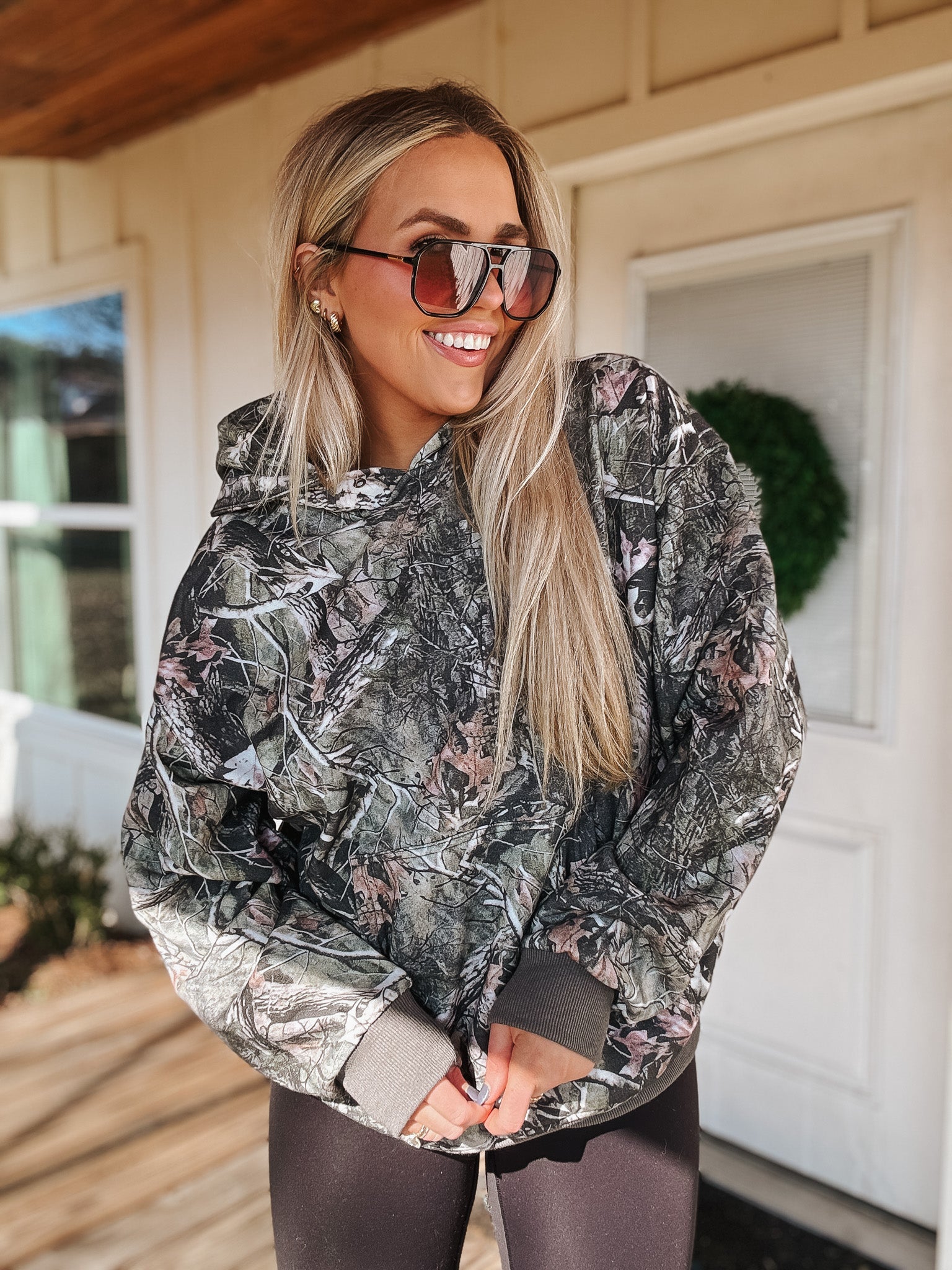Camo Comfort Olive Hoodie
