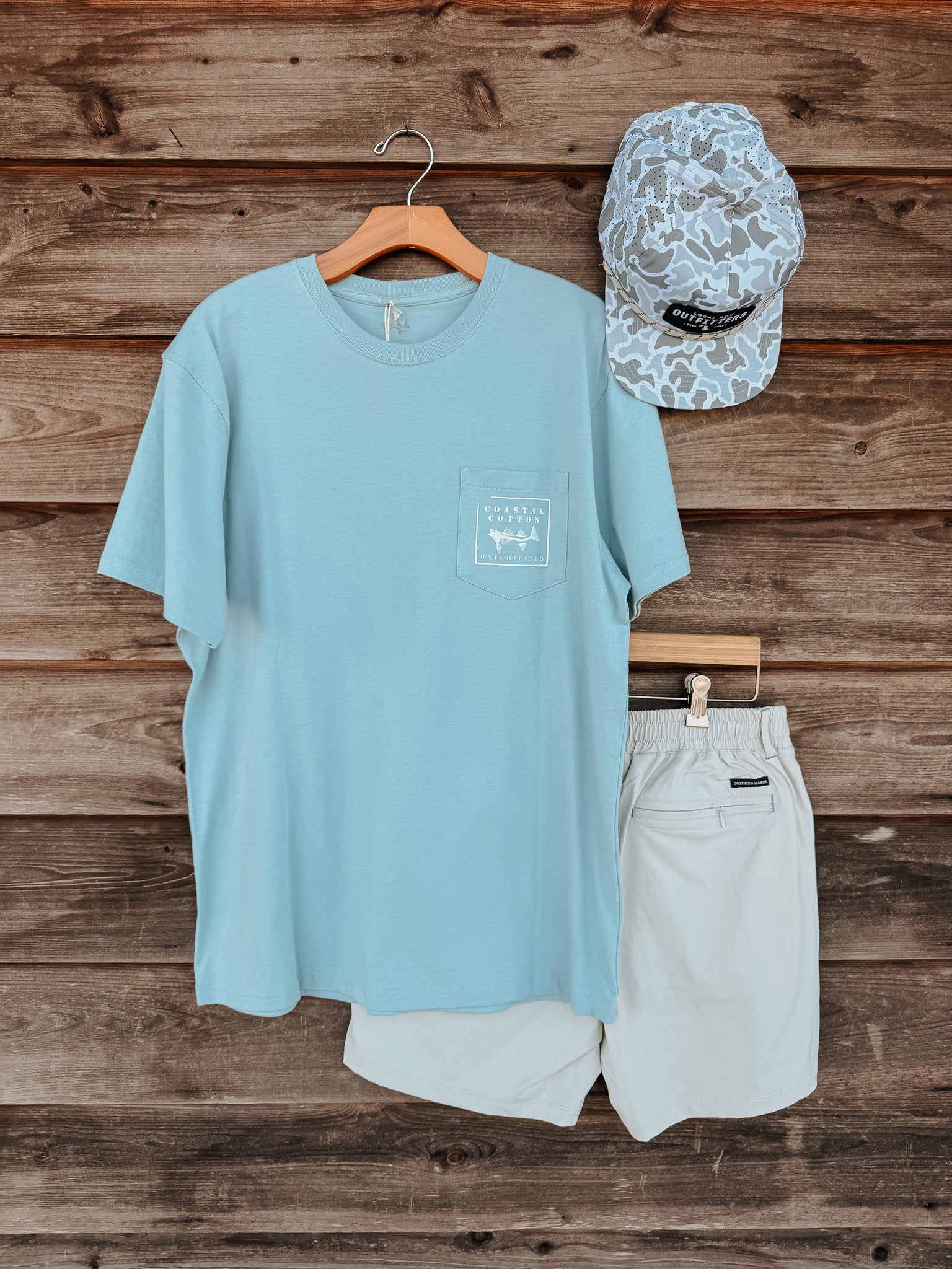 Men's Coastal Cotton Tuna T-Shirt - Ether