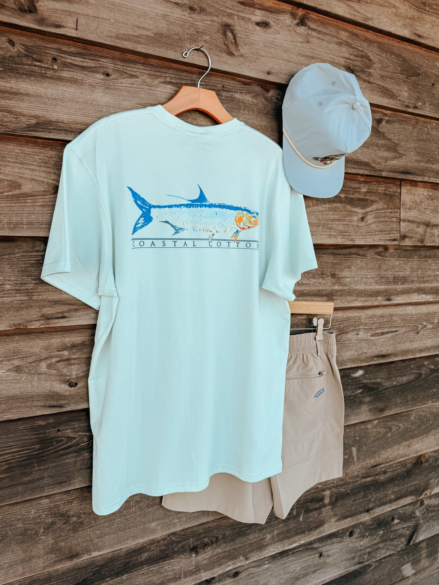 Men's Coastal Cotton Tarpon T-Shirt - Reef