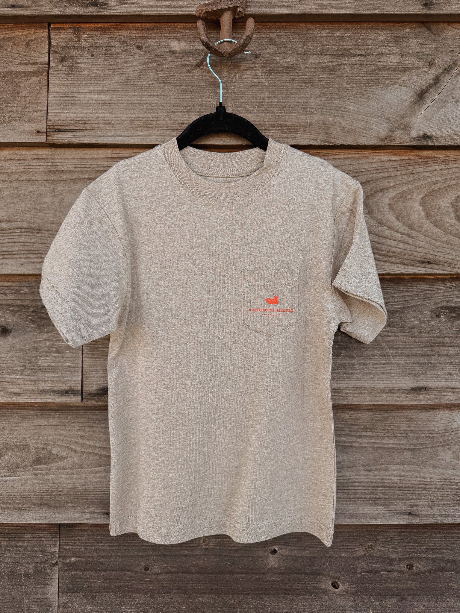 Youth Southern Marsh Loaded up Pup T-Shirt in Taupe