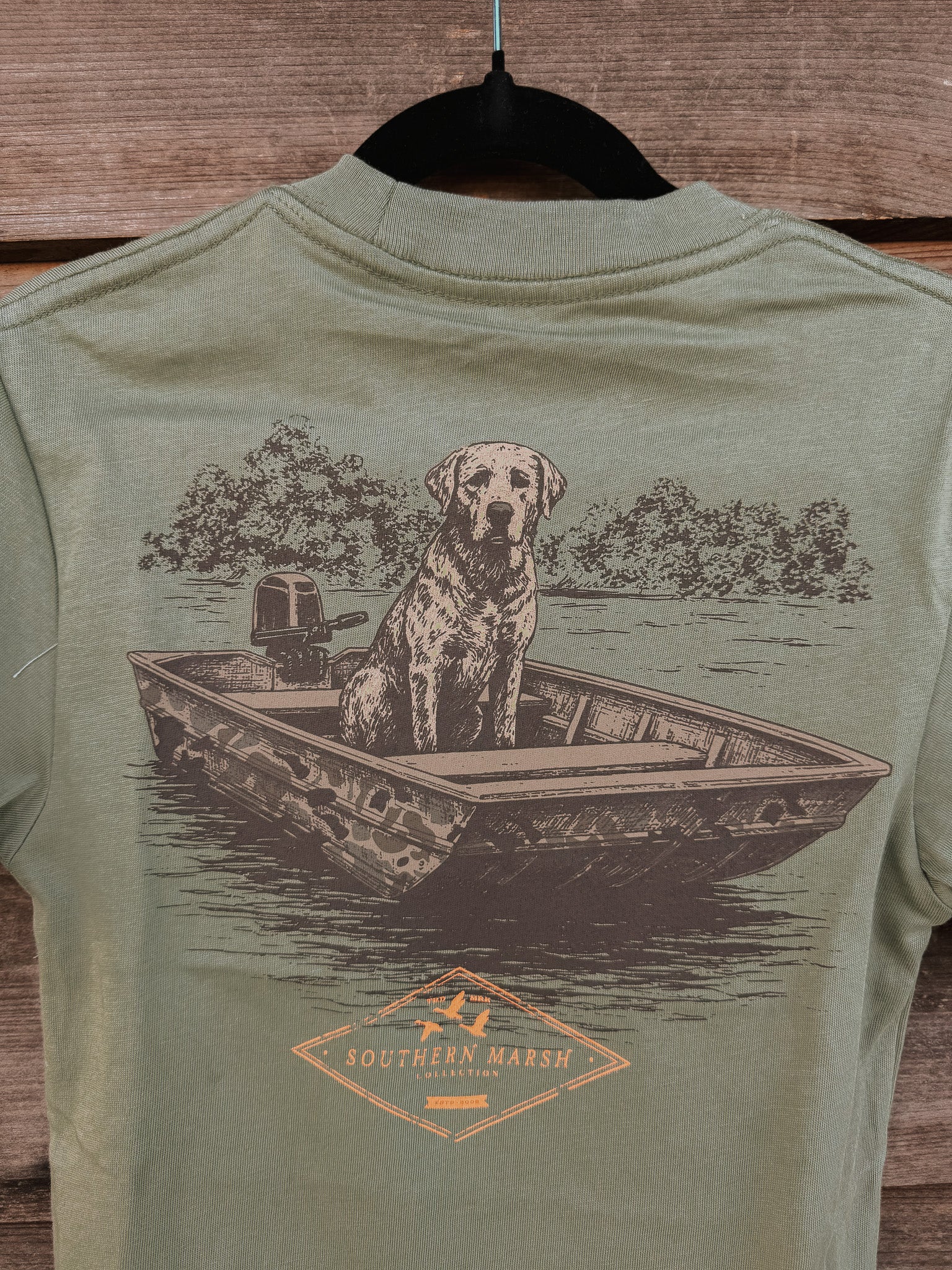 Youth Southern Marsh Patient Pup T-Shirt in Bay Green