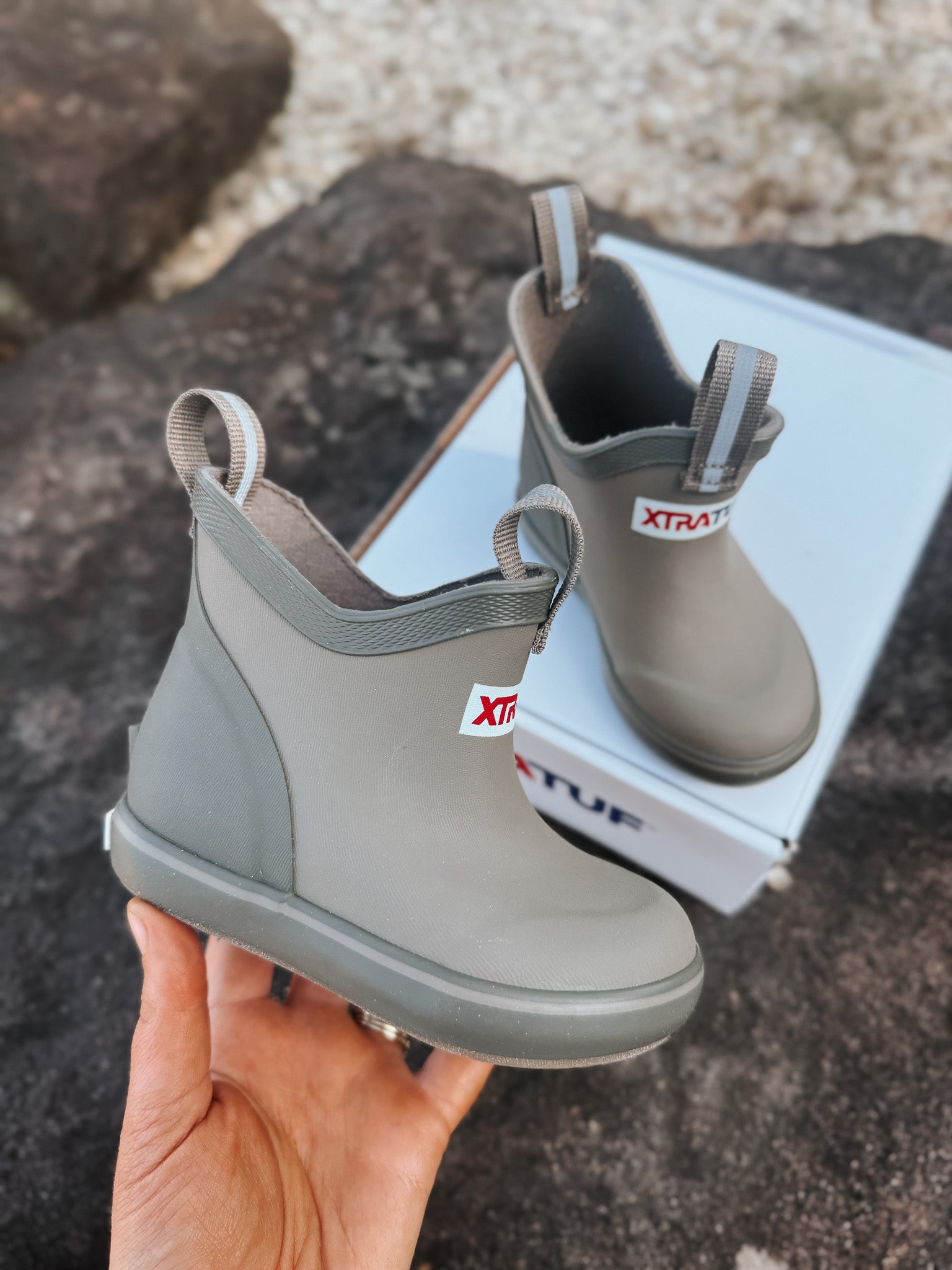 Little Kid's XTRATUF Ankle Deck Boot in Brown