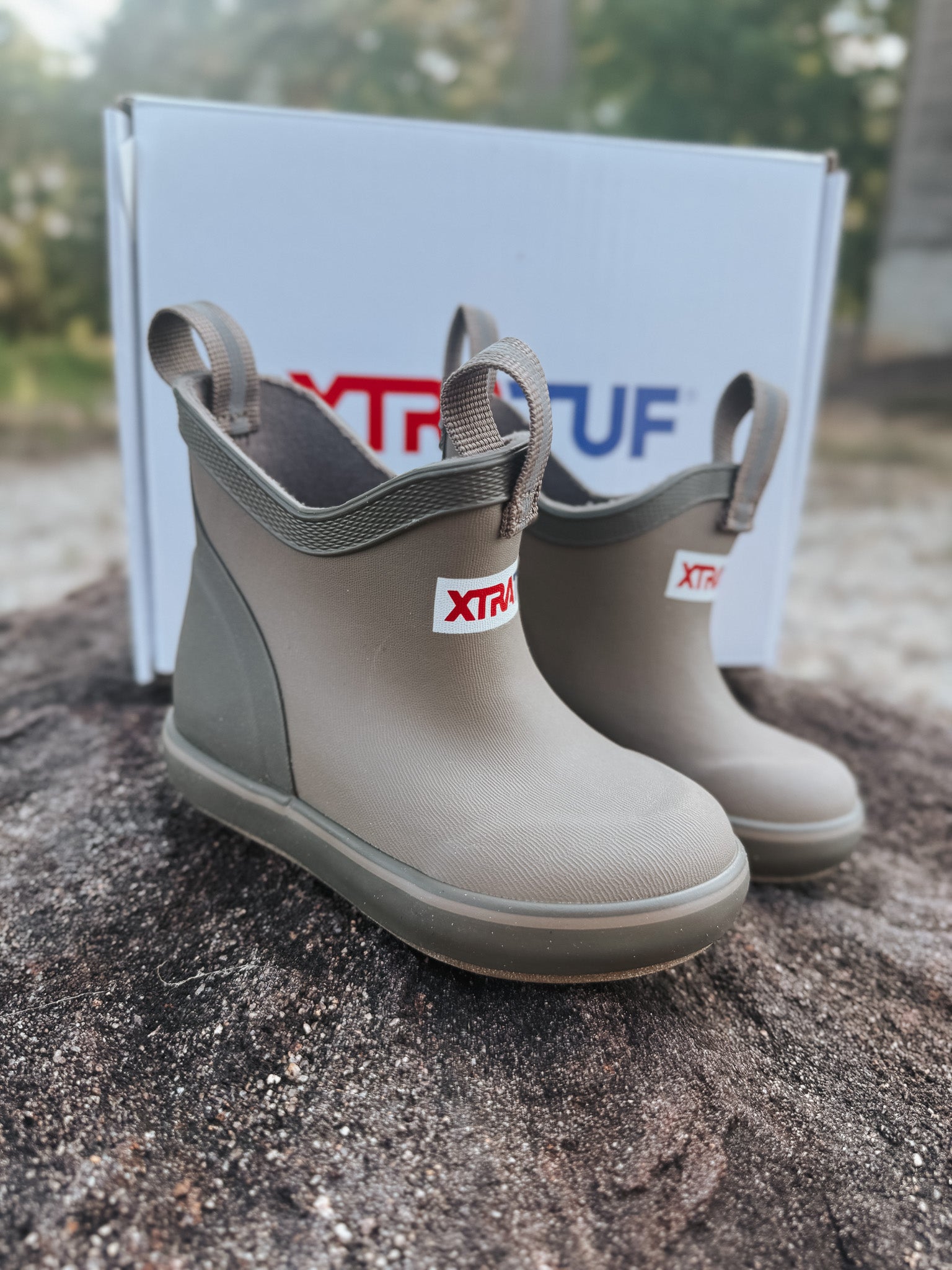 Little Kid's XTRATUF Ankle Deck Boot in Brown