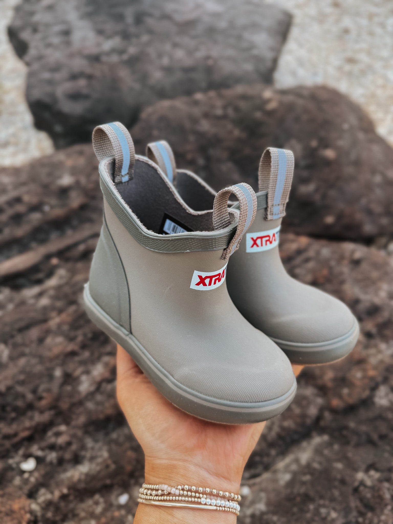 Little Kid's XTRATUF Ankle Deck Boot in Brown