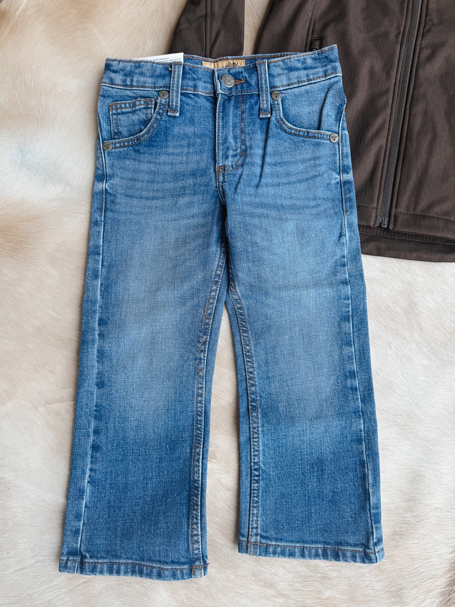 Boy's Wrangler 20X Vintage Boot Cut Jeans