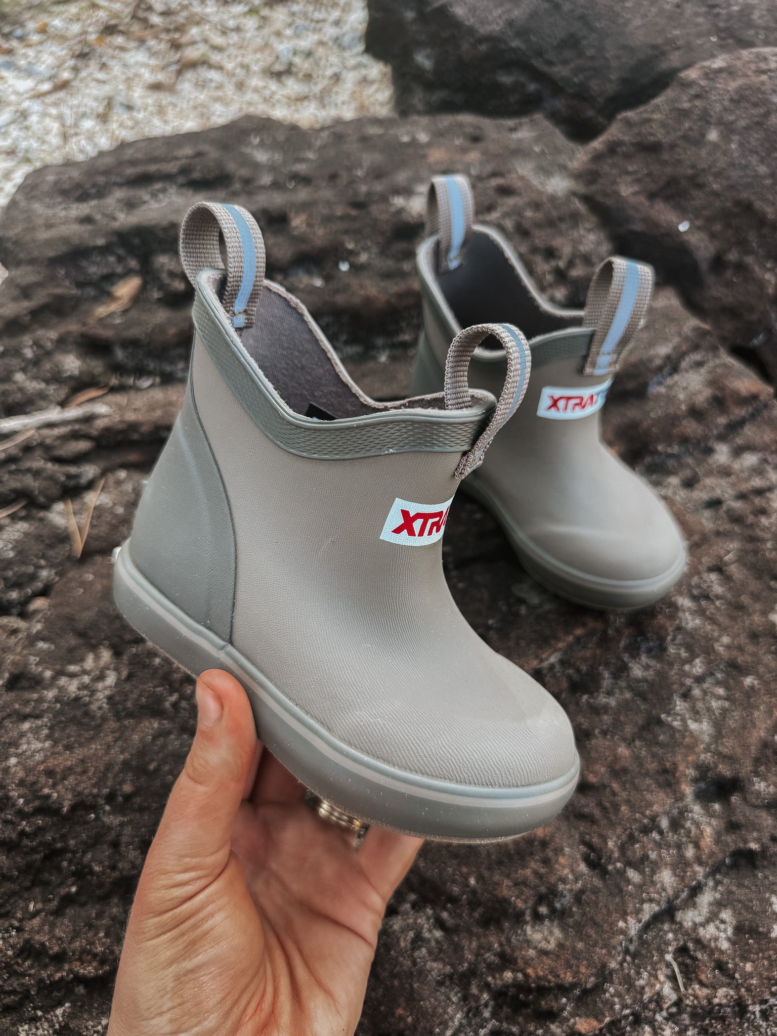 Little Kid's XTRATUF Ankle Deck Boot in Brown