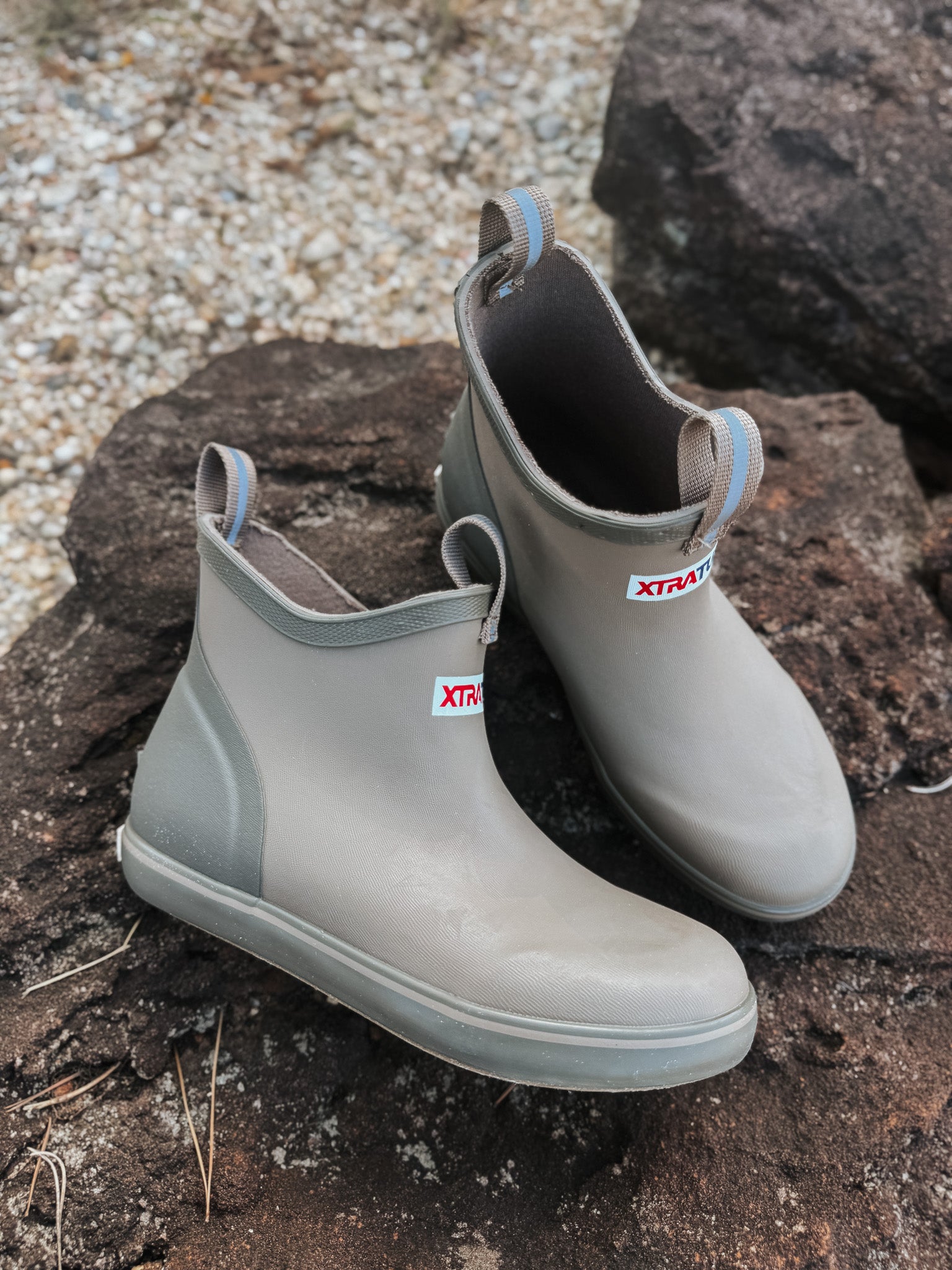 Kid's XTRATUF Ankle Deck Boot in Brown