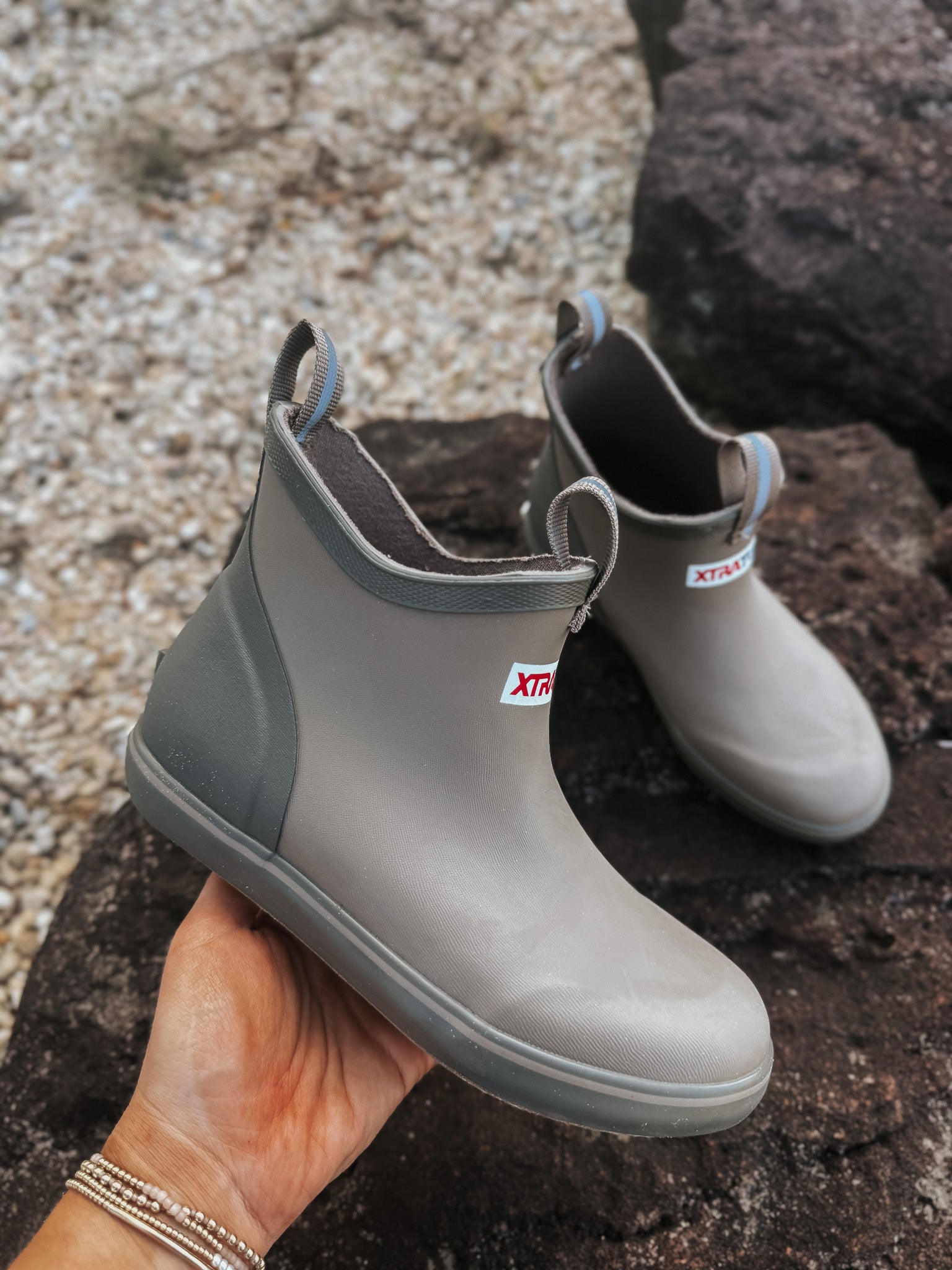 Kid's XTRATUF Ankle Deck Boot in Brown