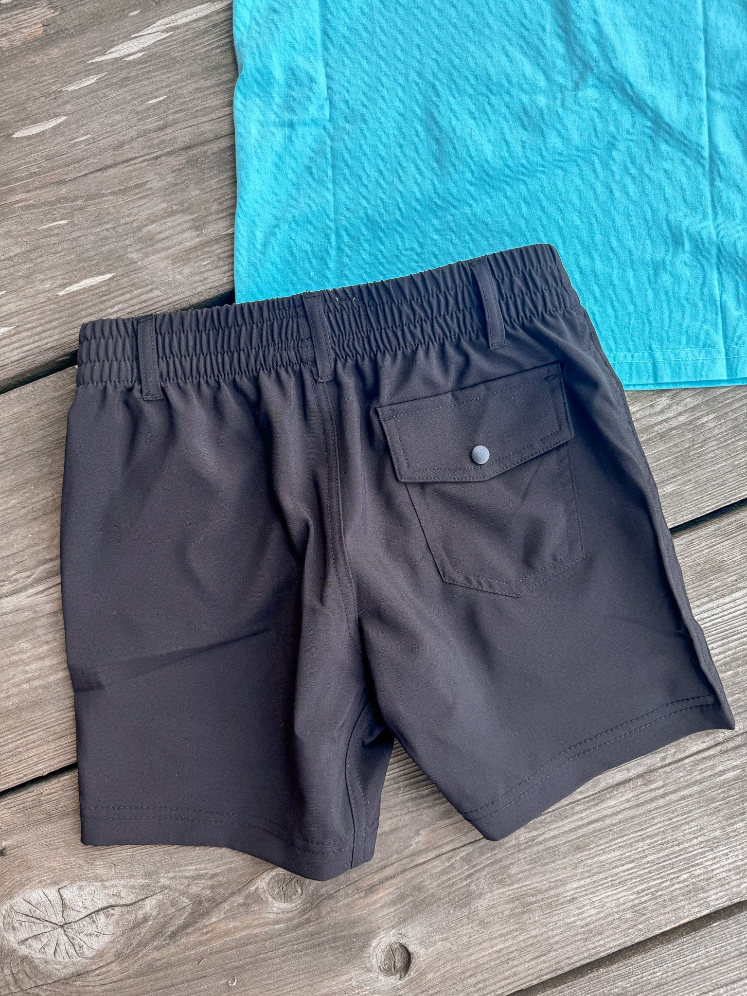 Youth Local Boy Volley Short in Black