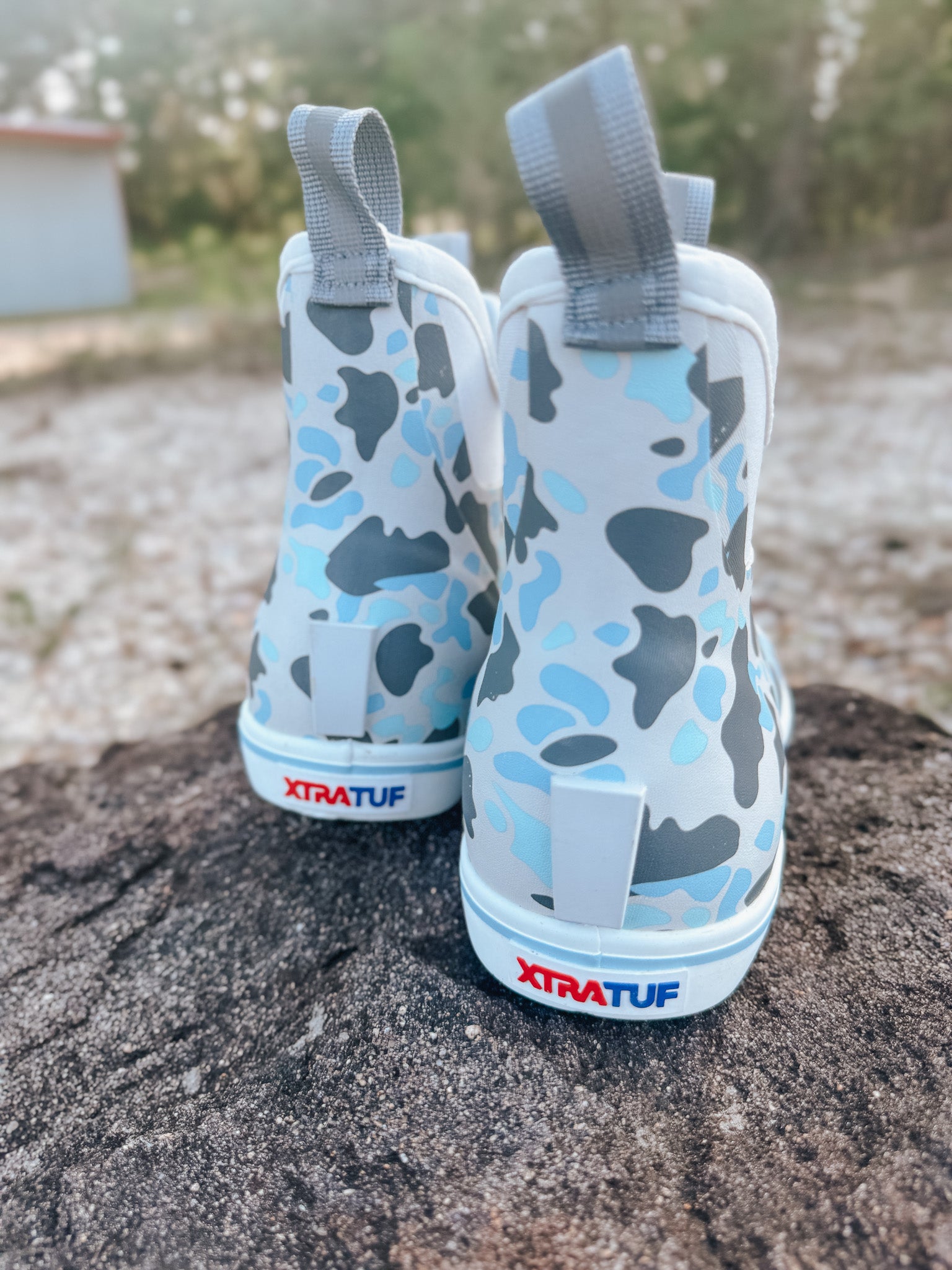 Men's Xtratuf Ankle Deck Boot in Ice Duck Camo