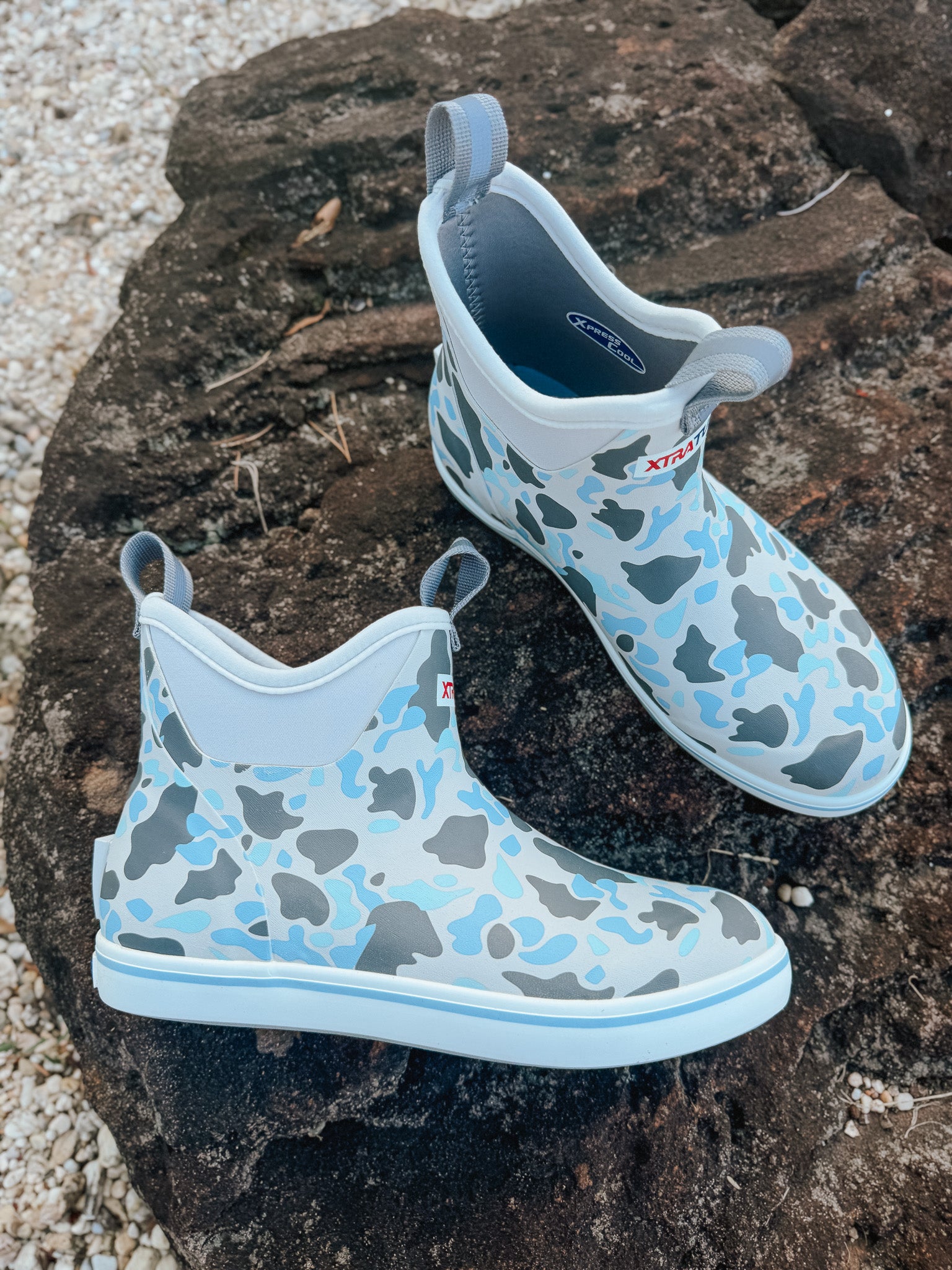 Men's Xtratuf Ankle Deck Boot in Ice Duck Camo