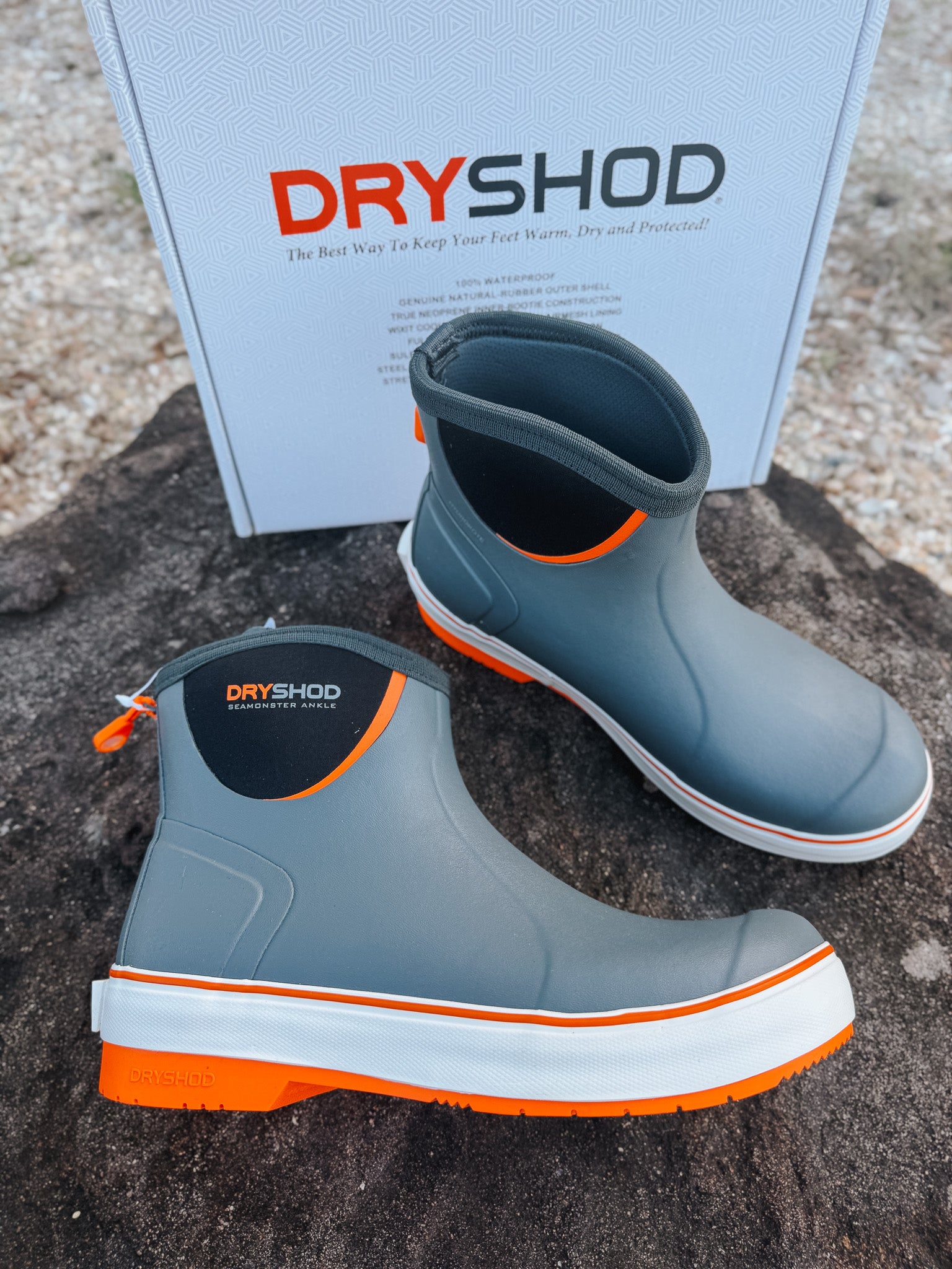 Men's Dryshod Seamonster FLX Ankle Grey