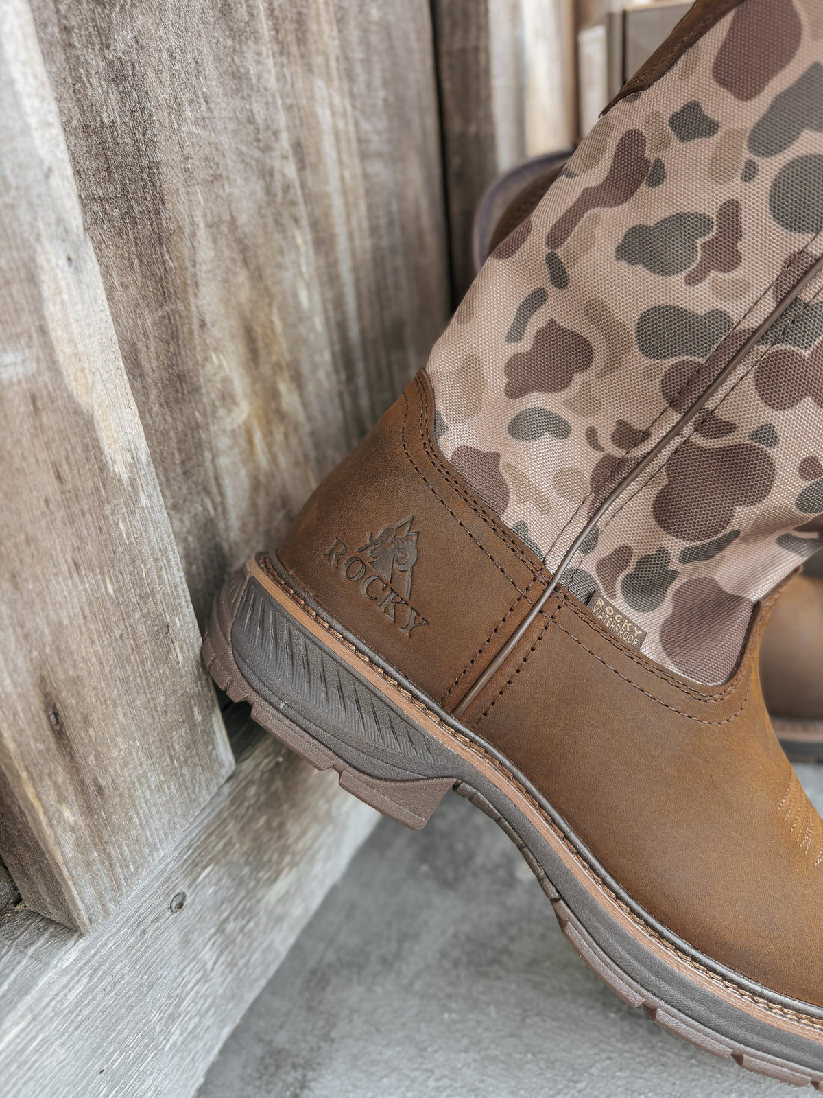 Rocky | Men's Ride LTE Waterproof Western Boots - Old School Camo