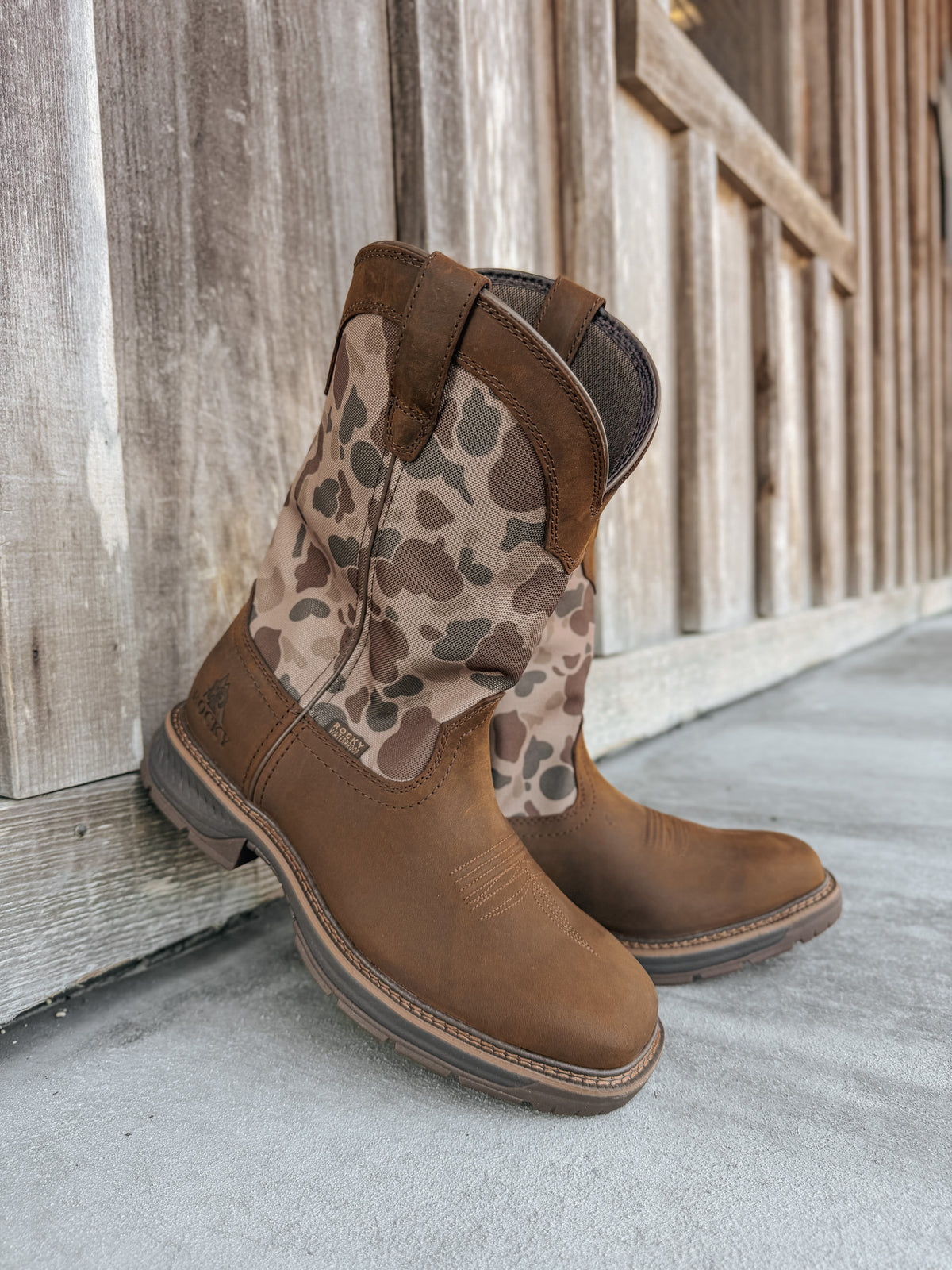 Rocky | Men's Ride LTE Waterproof Western Boots - Old School Camo