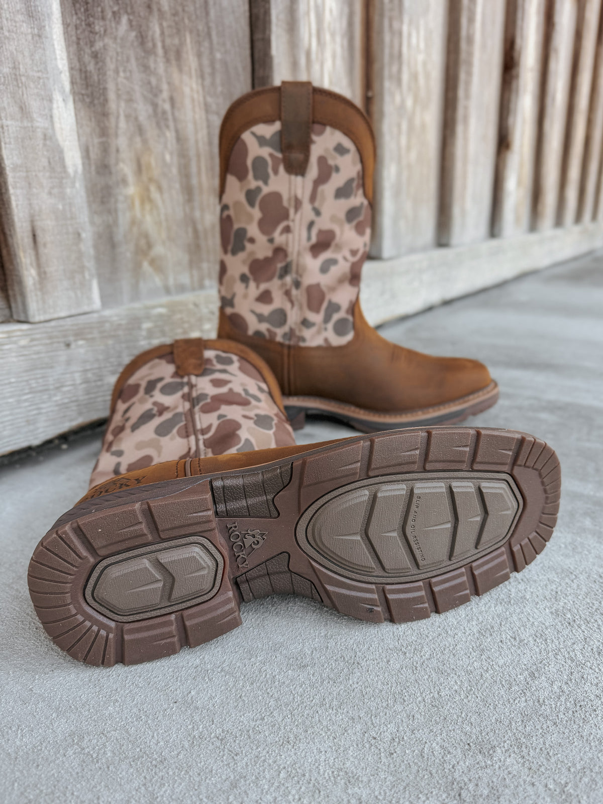 Rocky | Men's Ride LTE Waterproof Western Boots - Old School Camo