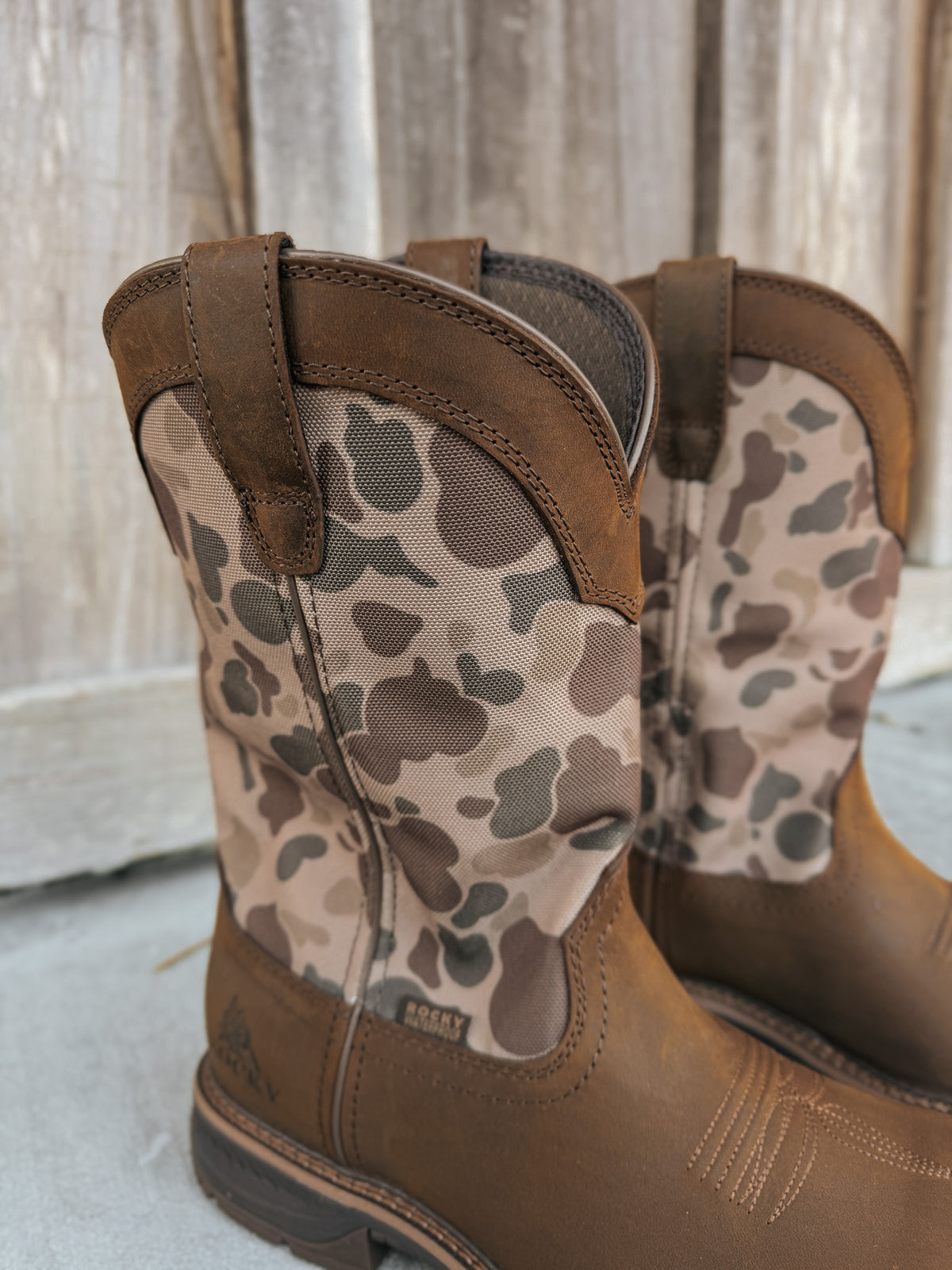 Rocky | Men's Ride LTE Waterproof Western Boots - Old School Camo