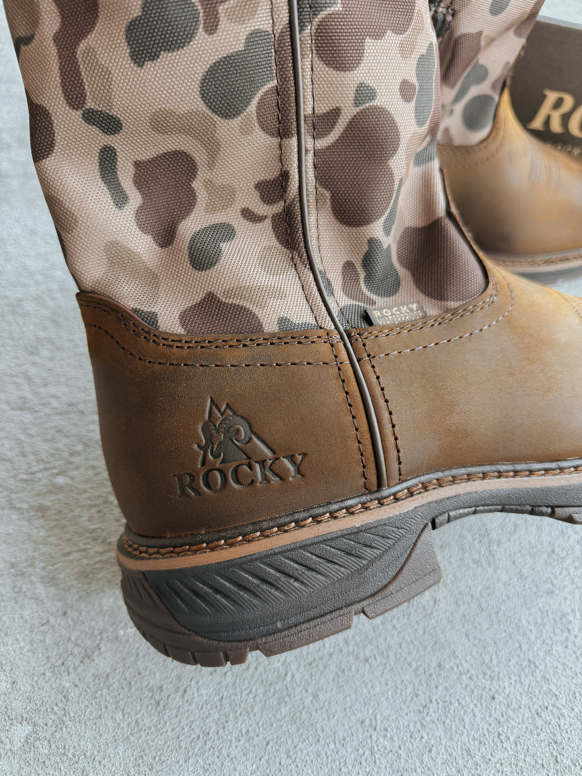 Rocky | Men's Ride LTE Waterproof Western Boots - Old School Camo