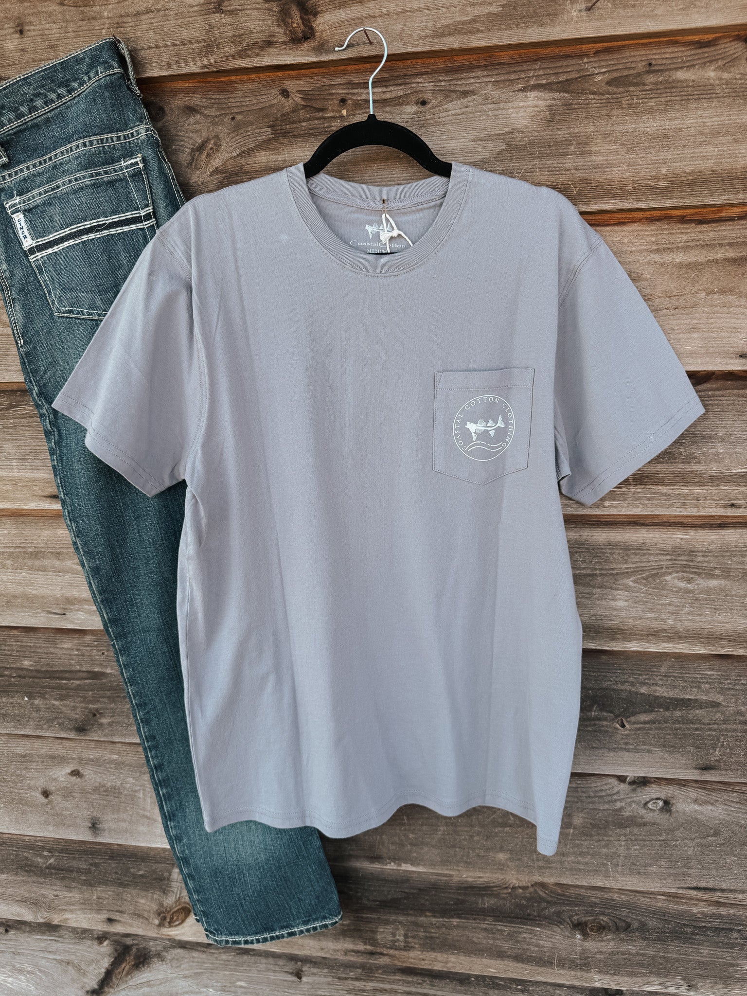 Coastal Cotton Heron T-Shirt in Eventide