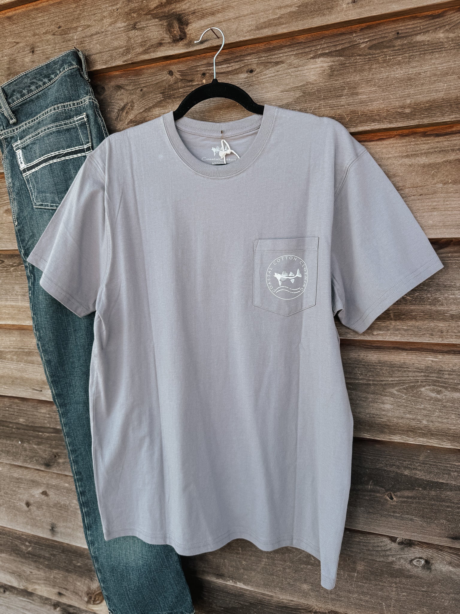 Coastal Cotton Heron T-Shirt in Eventide