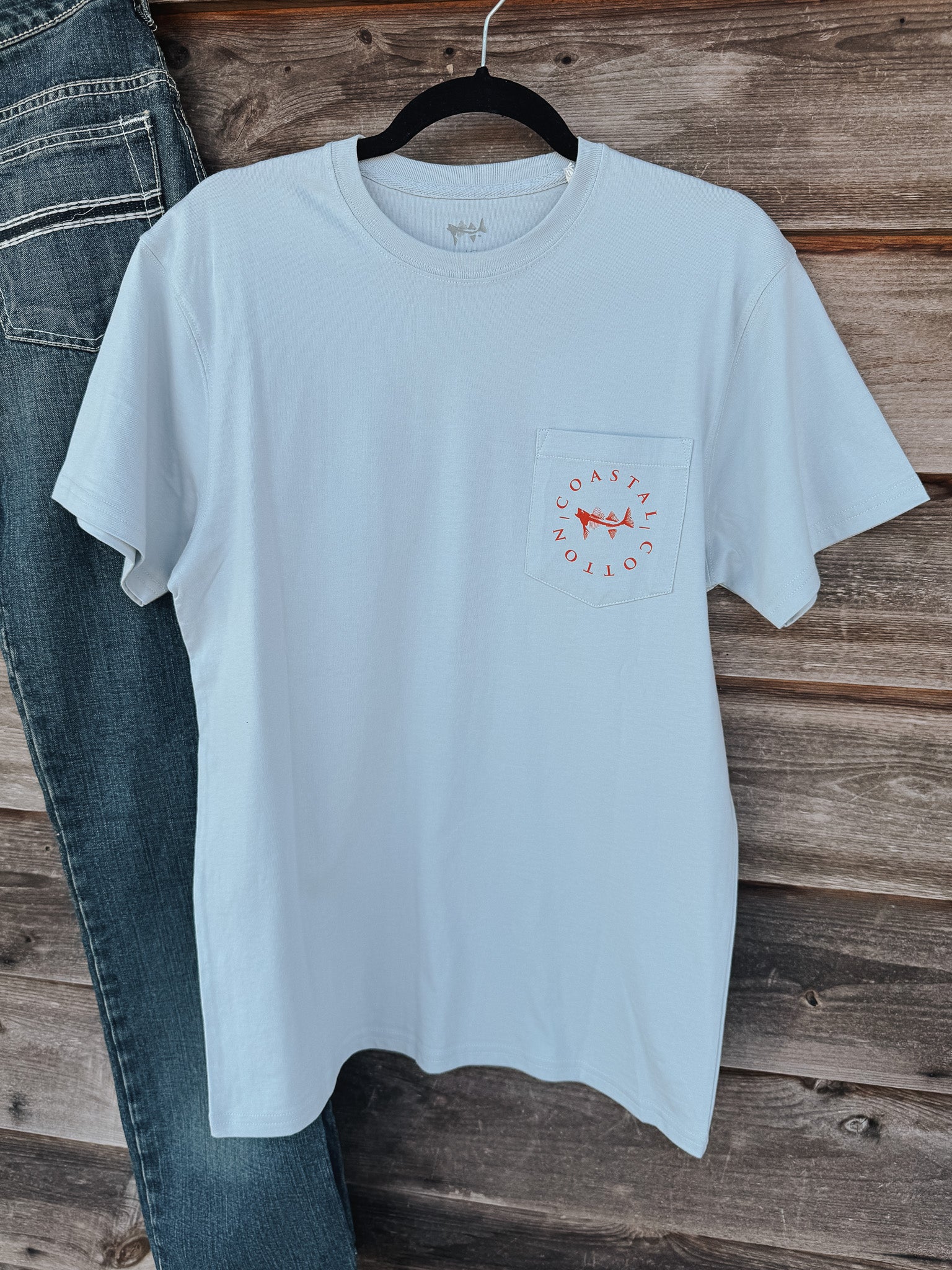Coastal Cotton Duck Stamp T-Shirt in Dawn Grey